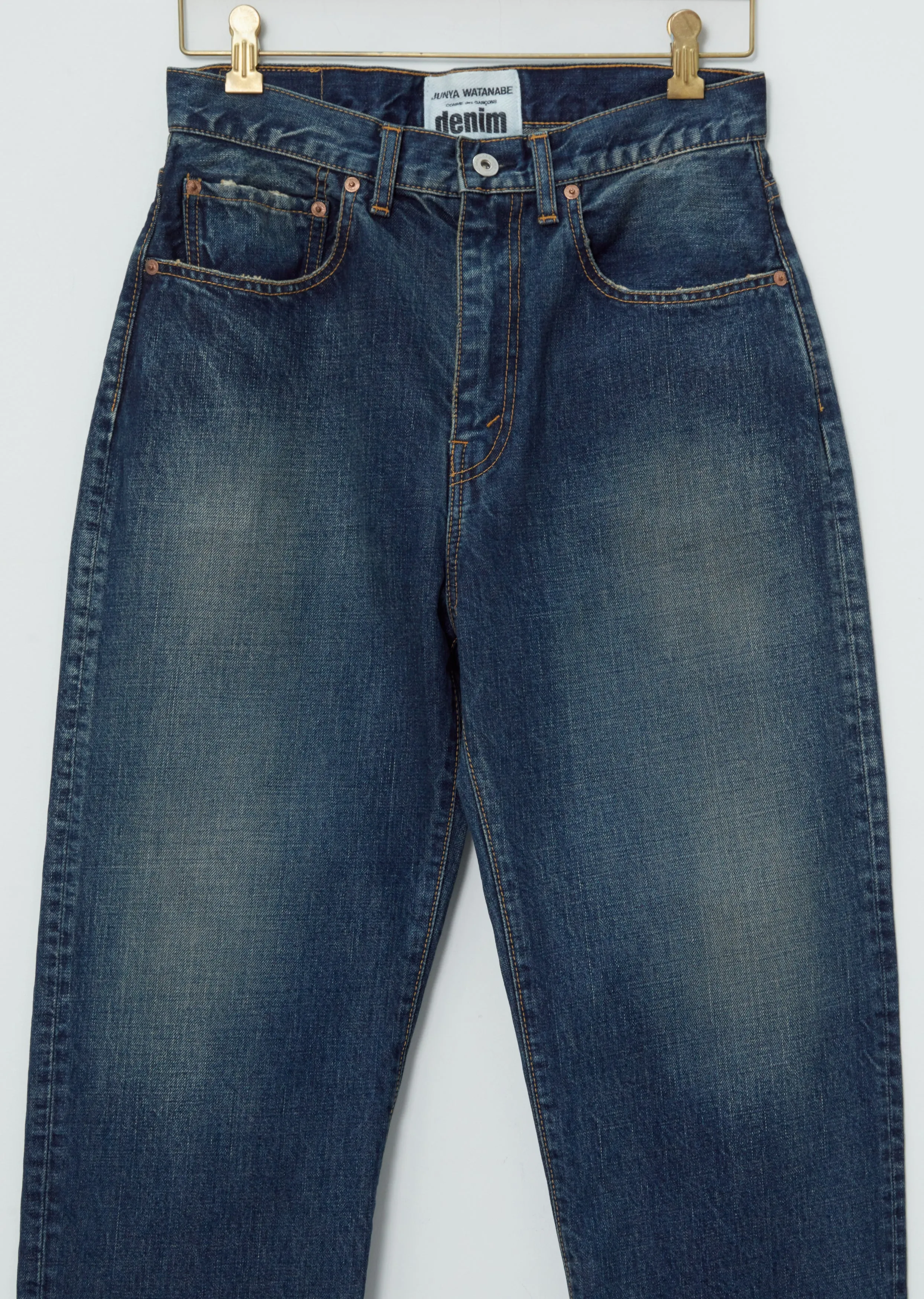 5-Pocket Indigo Denim Jeans