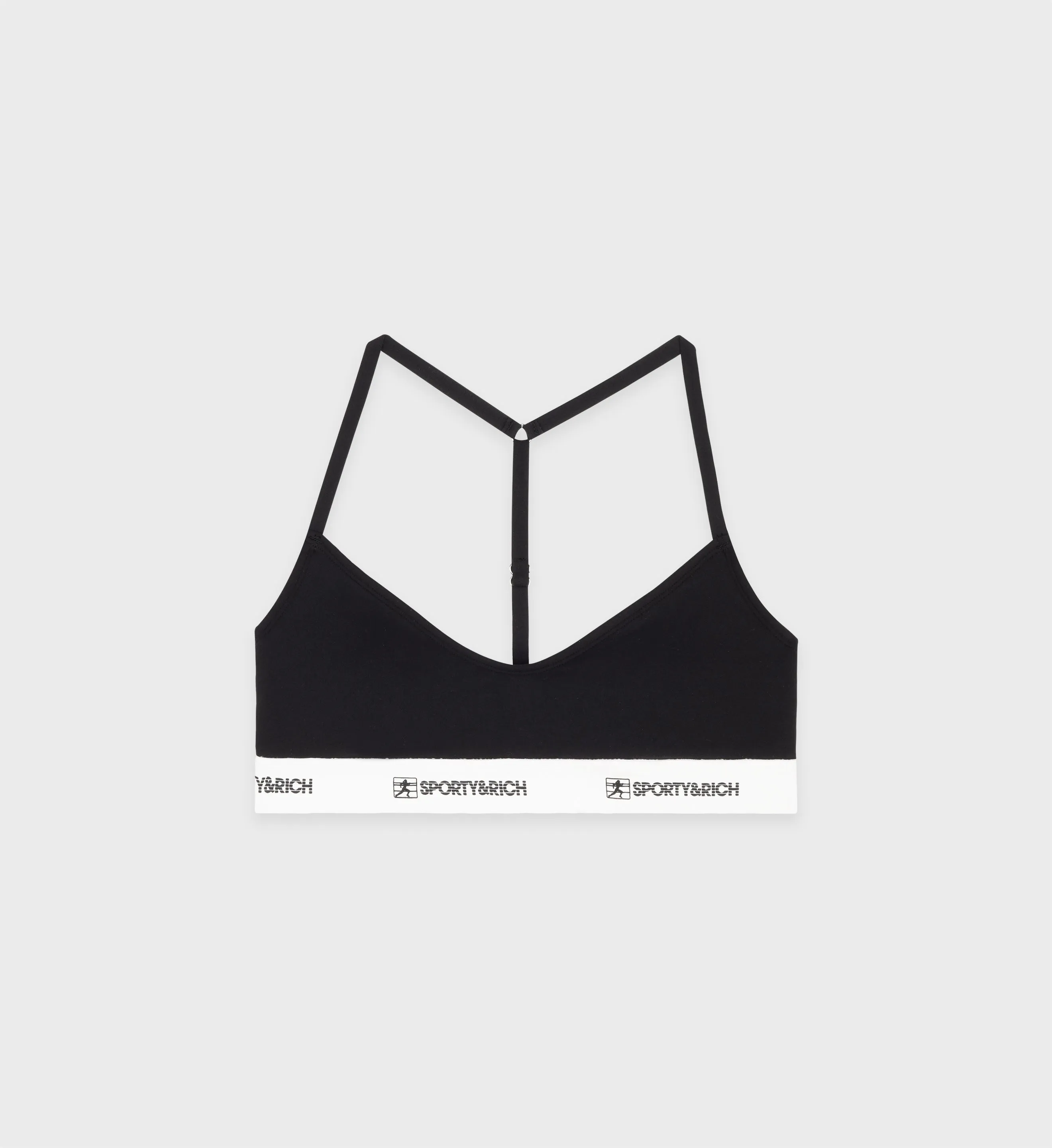 80s Runner Sports Bralette - Black