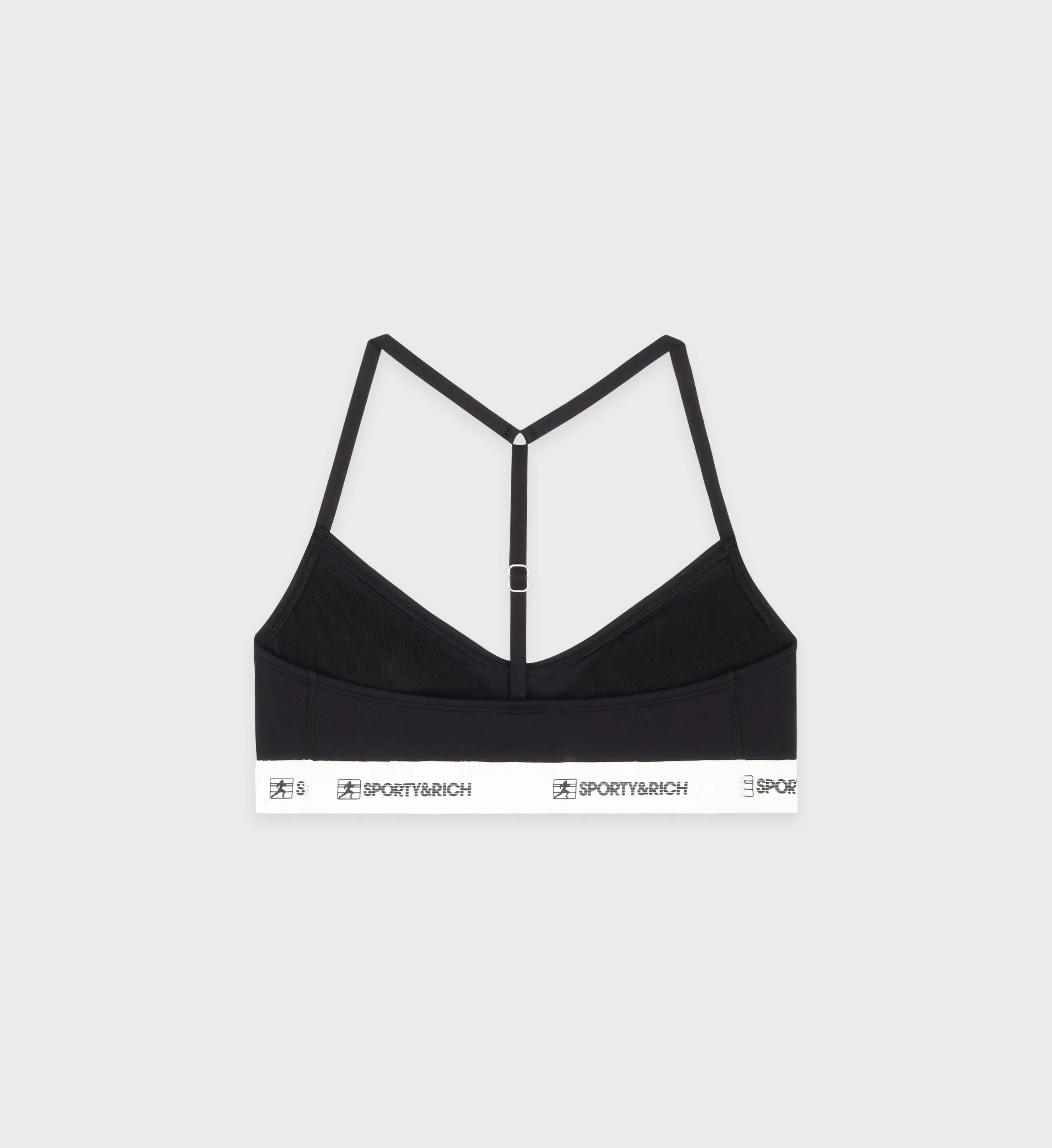 80s Runner Sports Bralette - Black