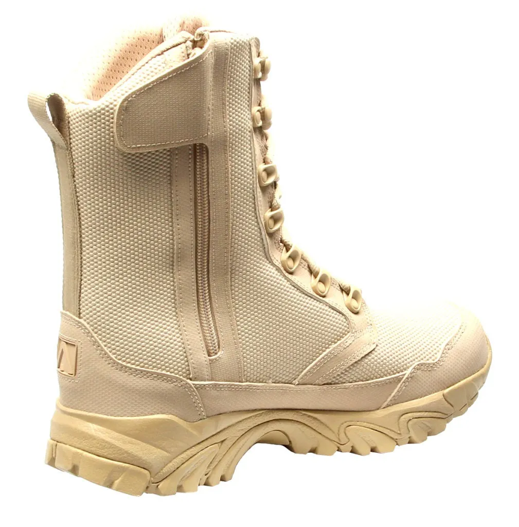 ALTAI Tan Combat Waterproof Zip Up 8" Boots (MFM100-Z)