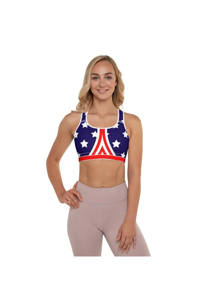 American Patriot Padded Sports Bra