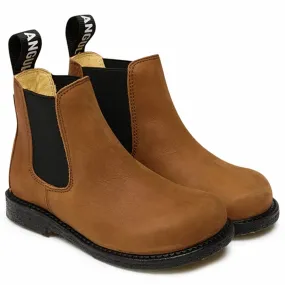 Angulus Chelsea Boots With Elastic Cognac/Black