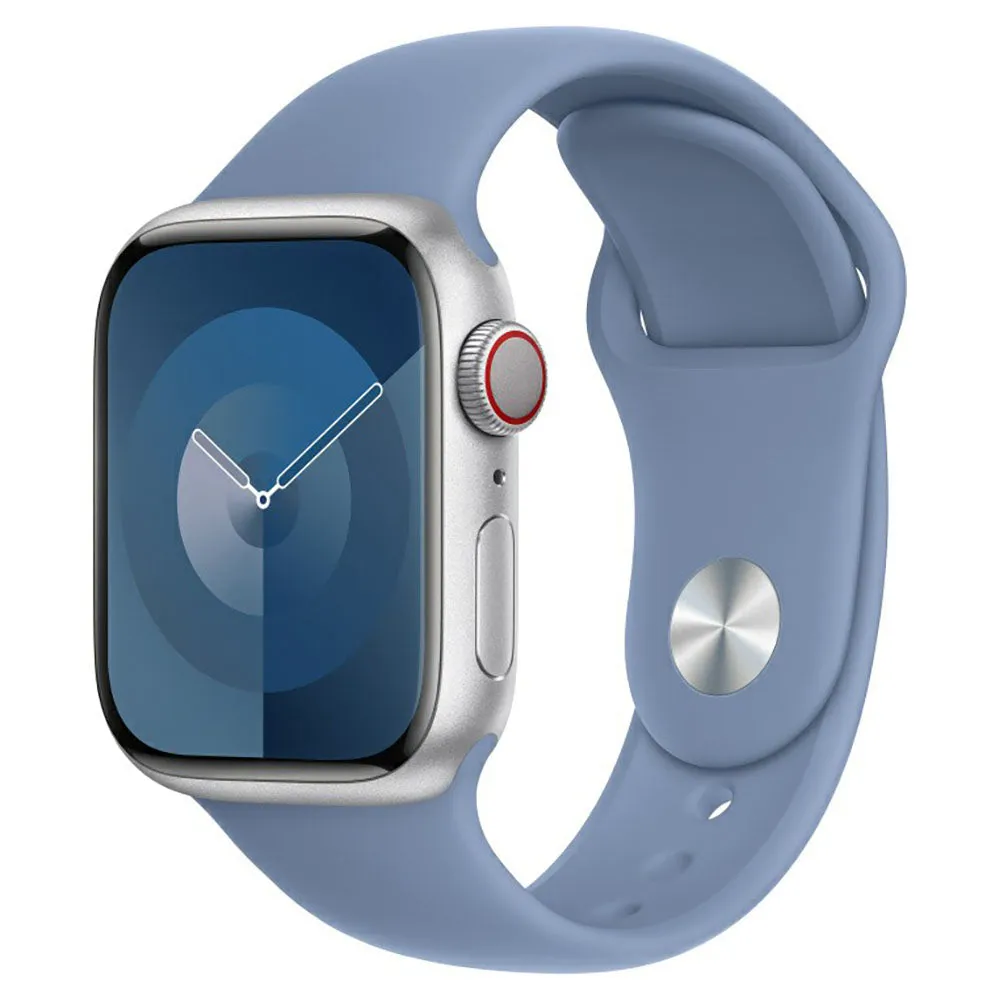 Apple 41mm M/L Fluoroelastomer Watch Strap with Sport Band - Winter Blue | MT363ZM/A