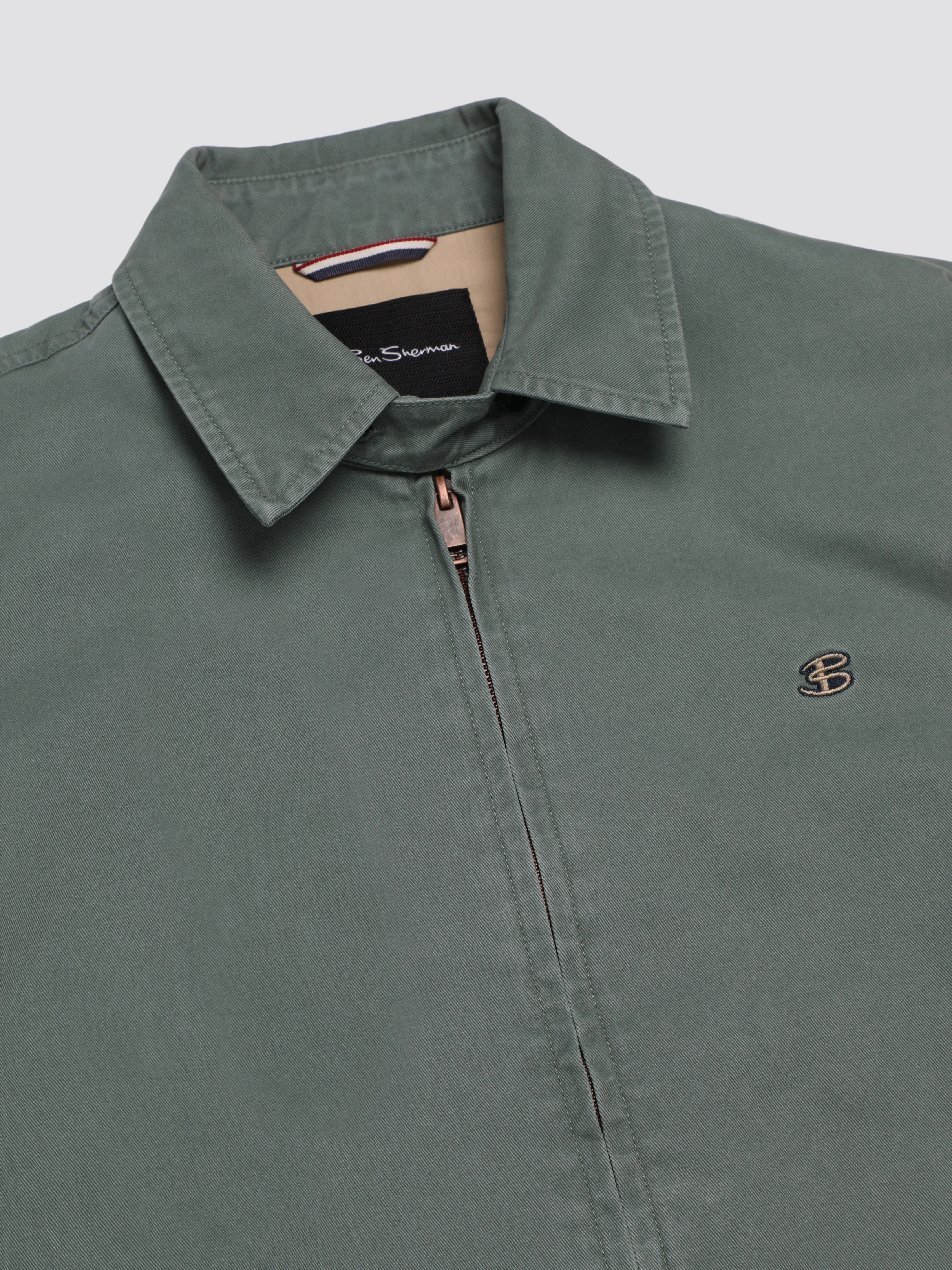 B by Ben Sherman Sports Blouson Jacket - Sage