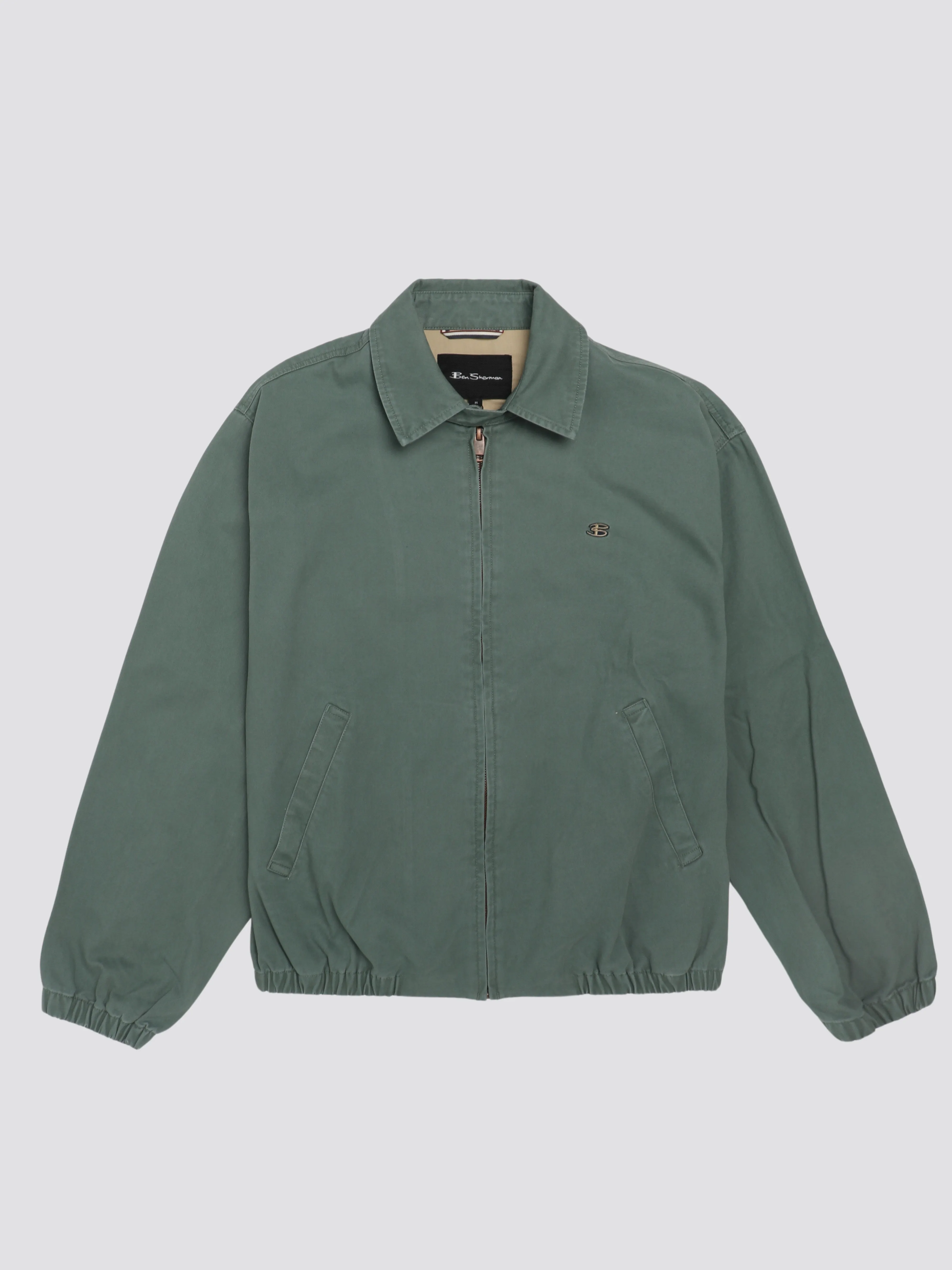 B by Ben Sherman Sports Blouson Jacket - Sage