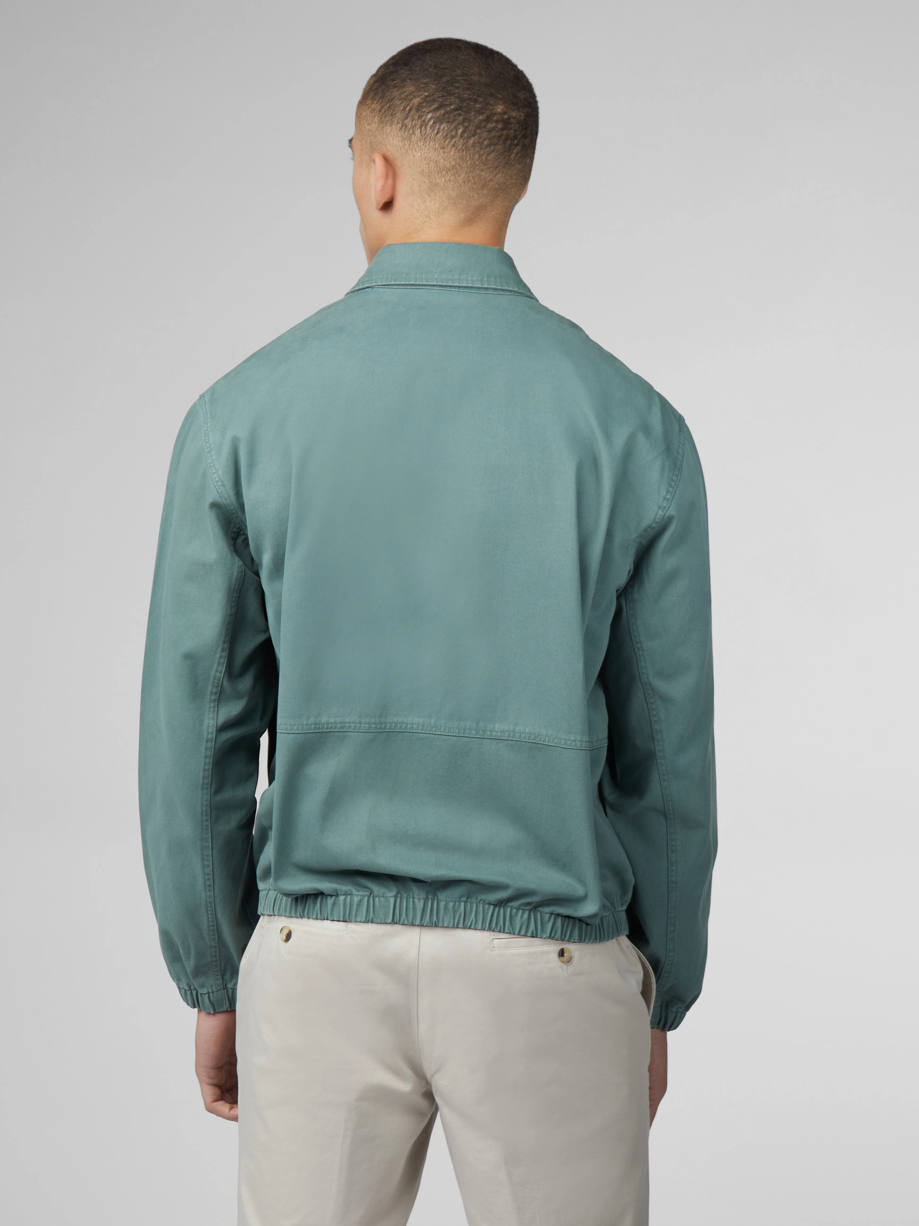 B by Ben Sherman Sports Blouson Jacket - Sage