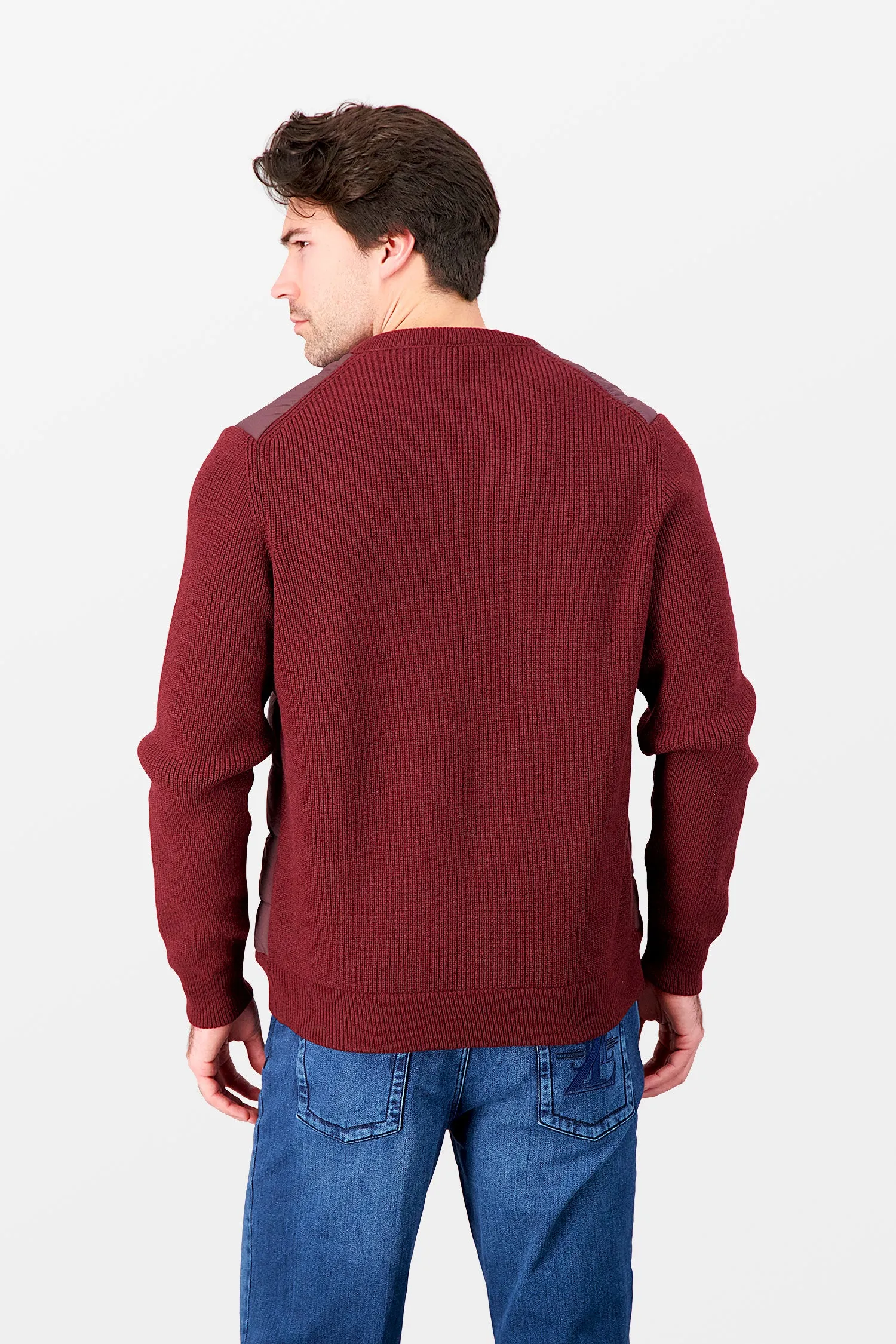 Barba Napoli Burgundy Sweater