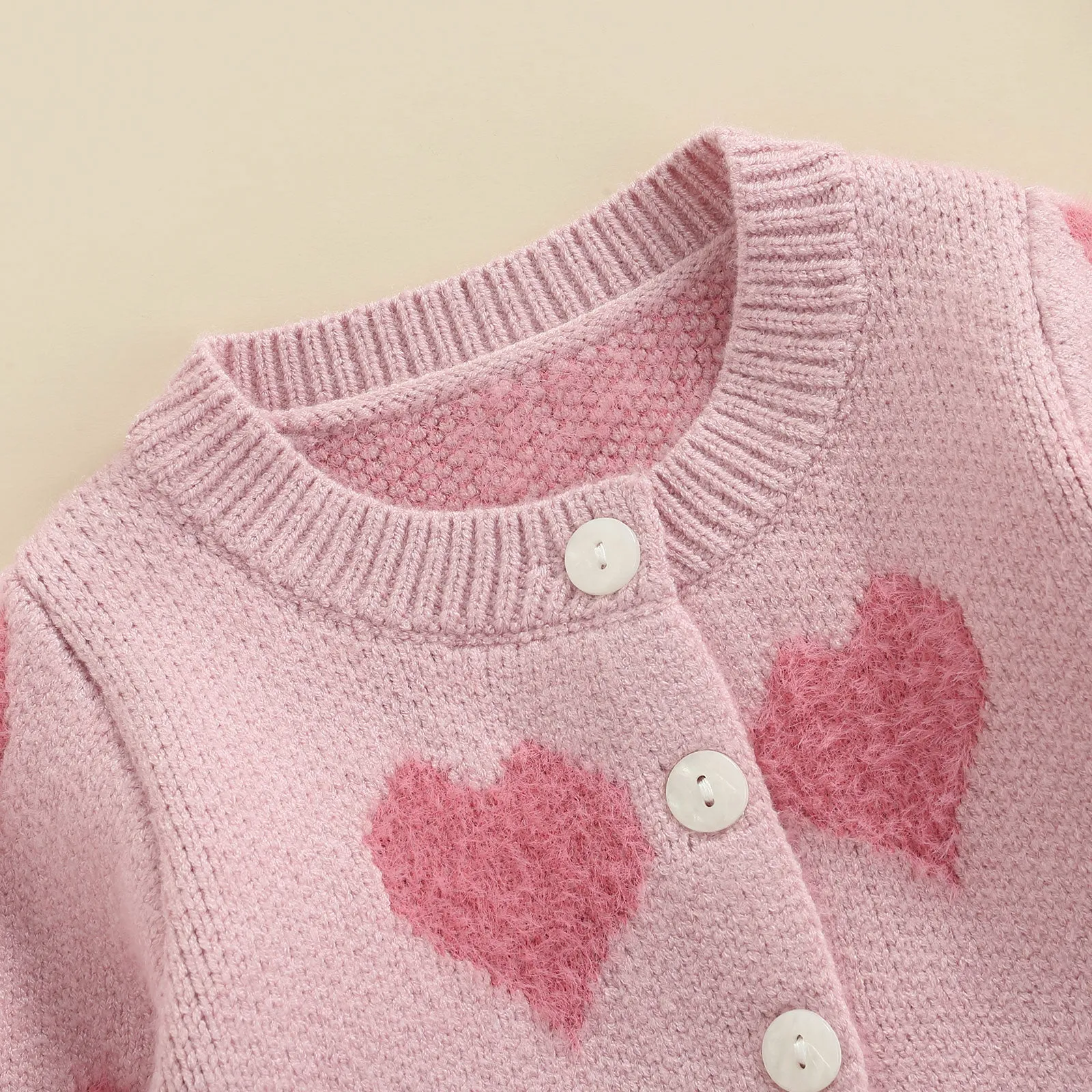 BIG HEARTS Knitted Cardigan