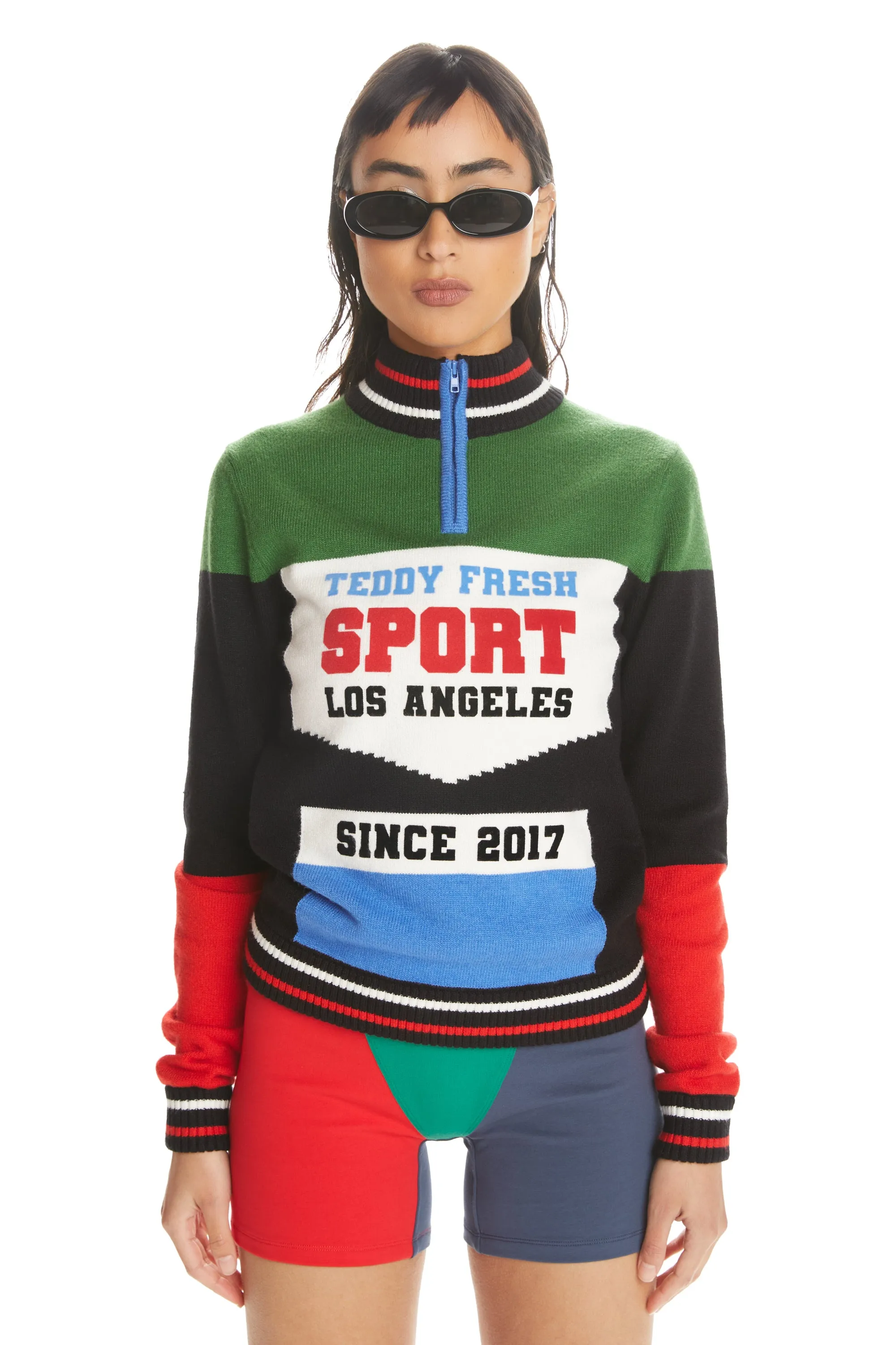 Bike Jersey Zip Sweater