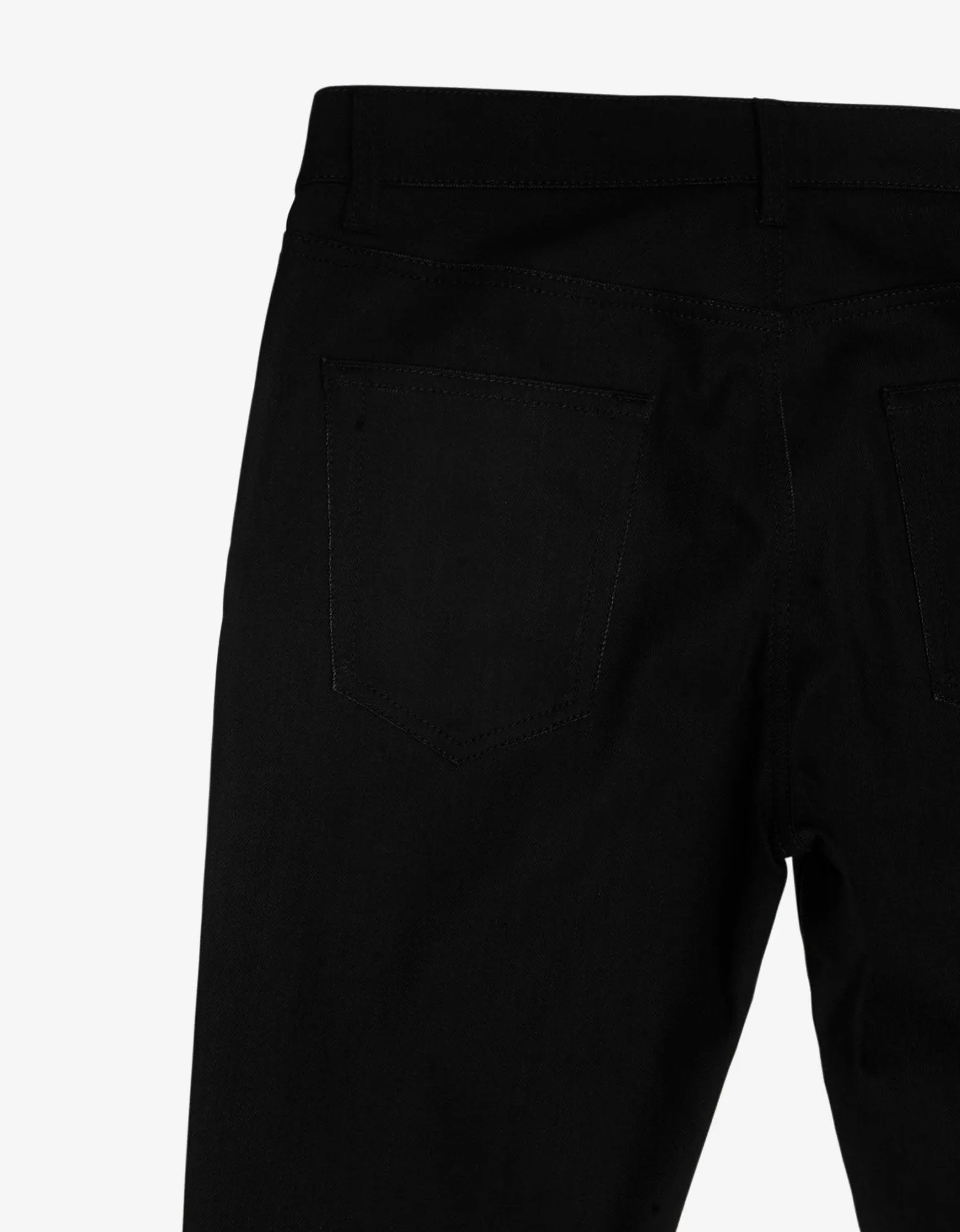 Black Stretch-Denim Skinny Jeans -