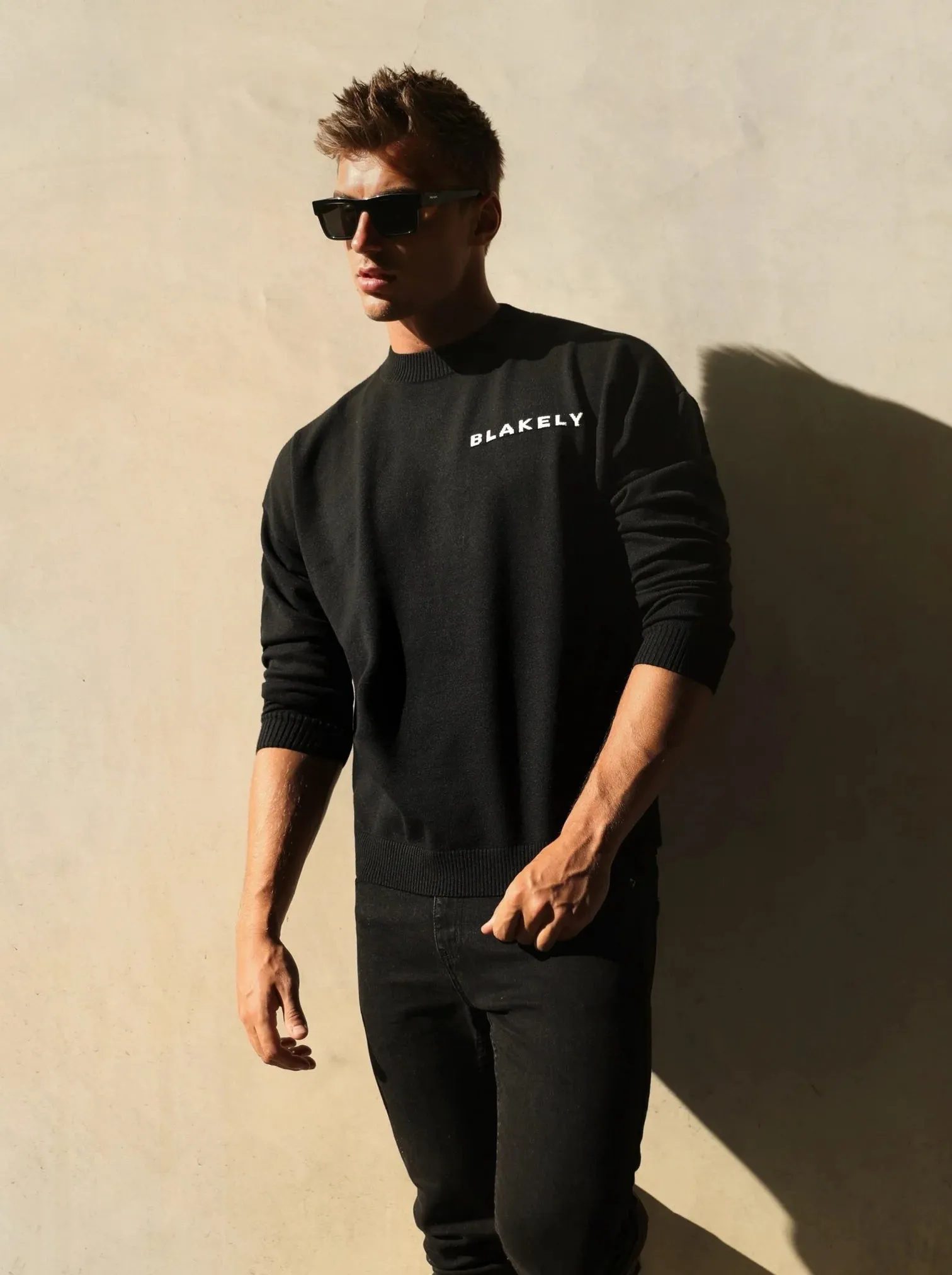 Blakely Knitted Jumper - Black