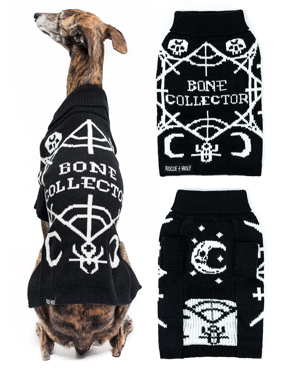 Bone Collector Knitted Pet Sweater - Dog or Cat