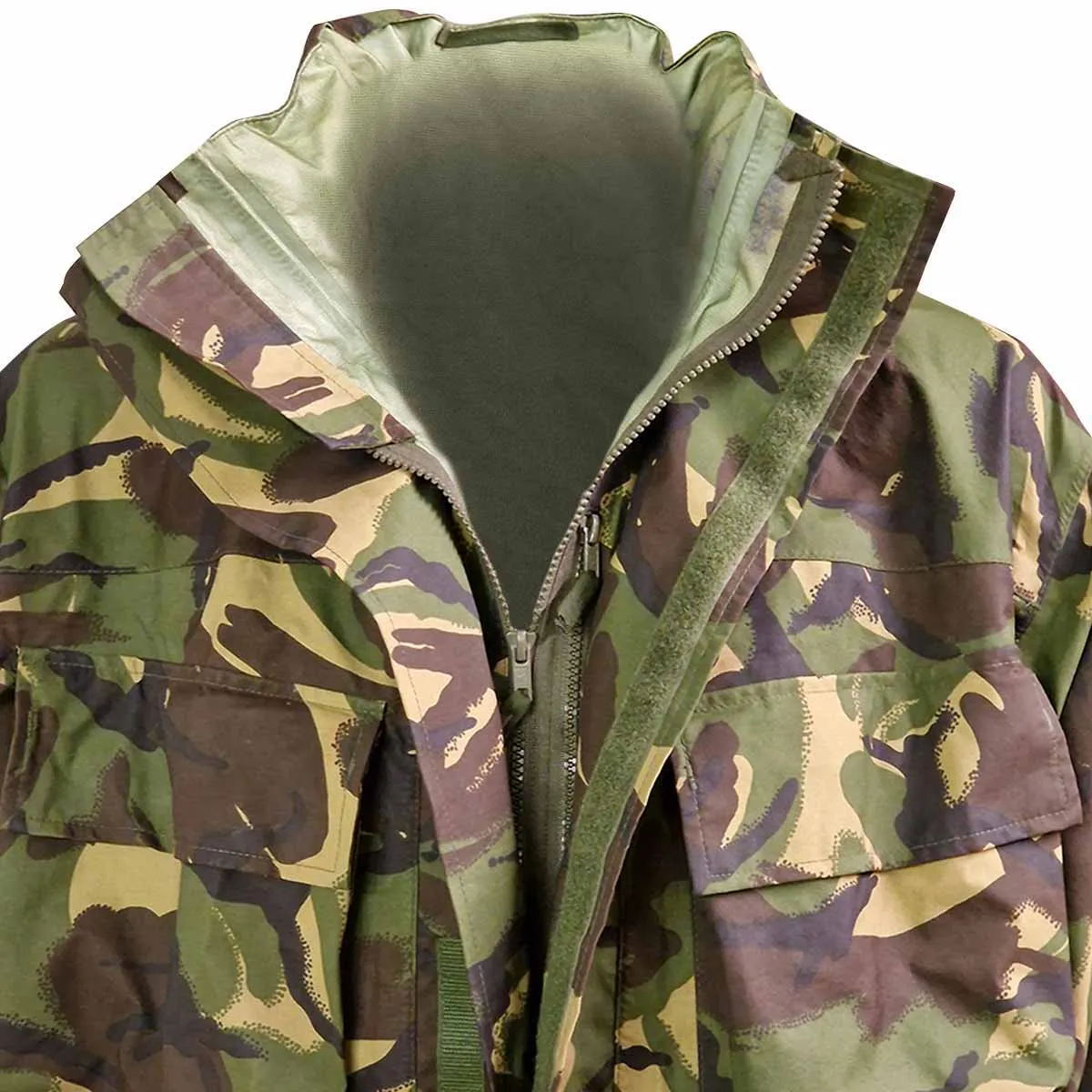 British Army MVP Waterproof Jacket DPM Camo with Pockets - Grade 1