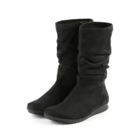 Bussola Women's •Combia 1560•  Mid-High Scrunch Boot - Black