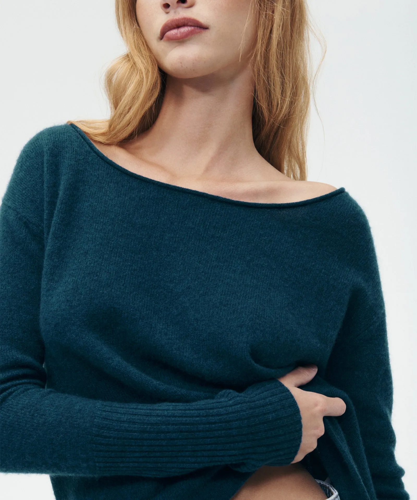 Cashmere Boatneck Sweater