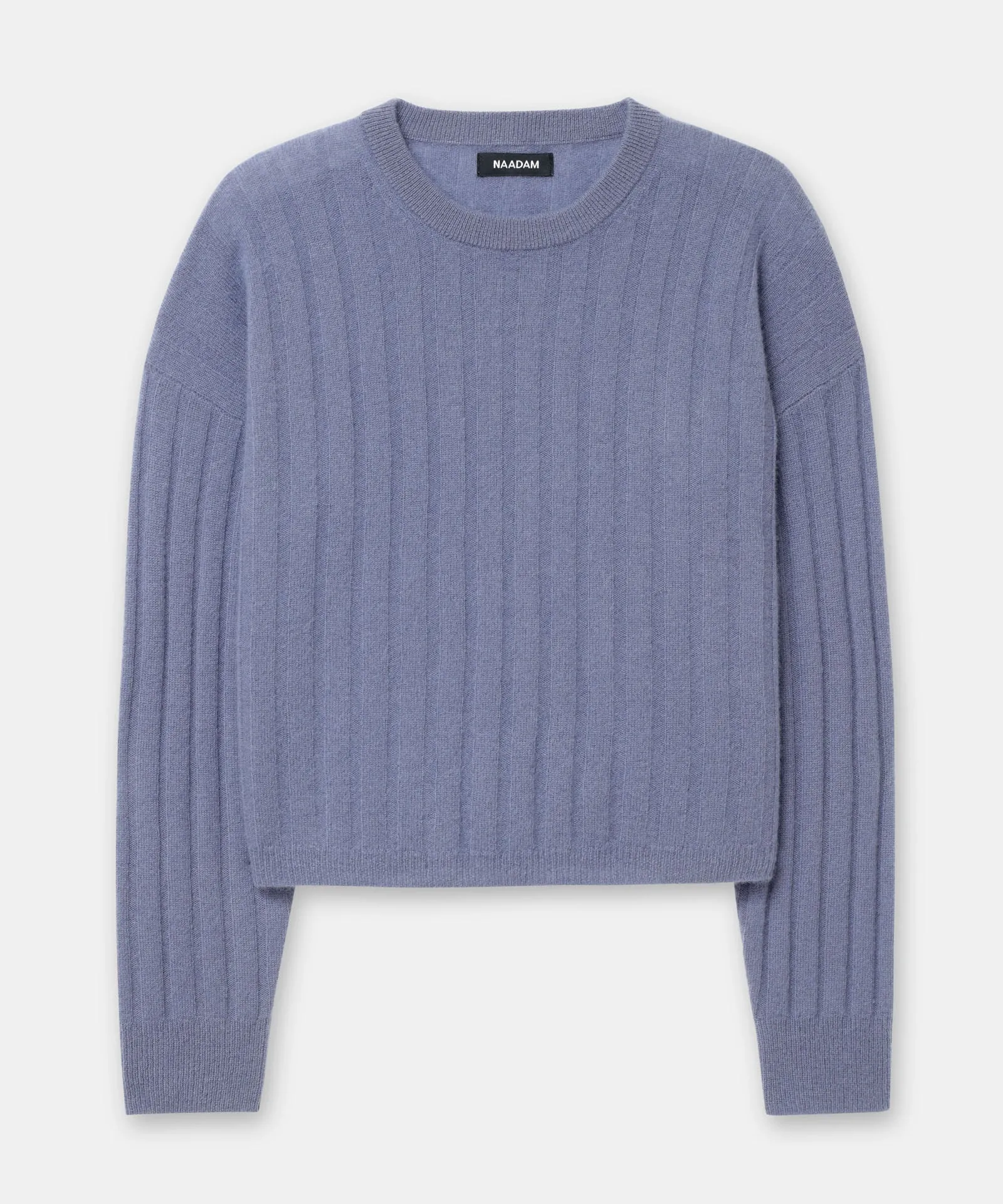 Cashmere Ribbed Cropped Sweater