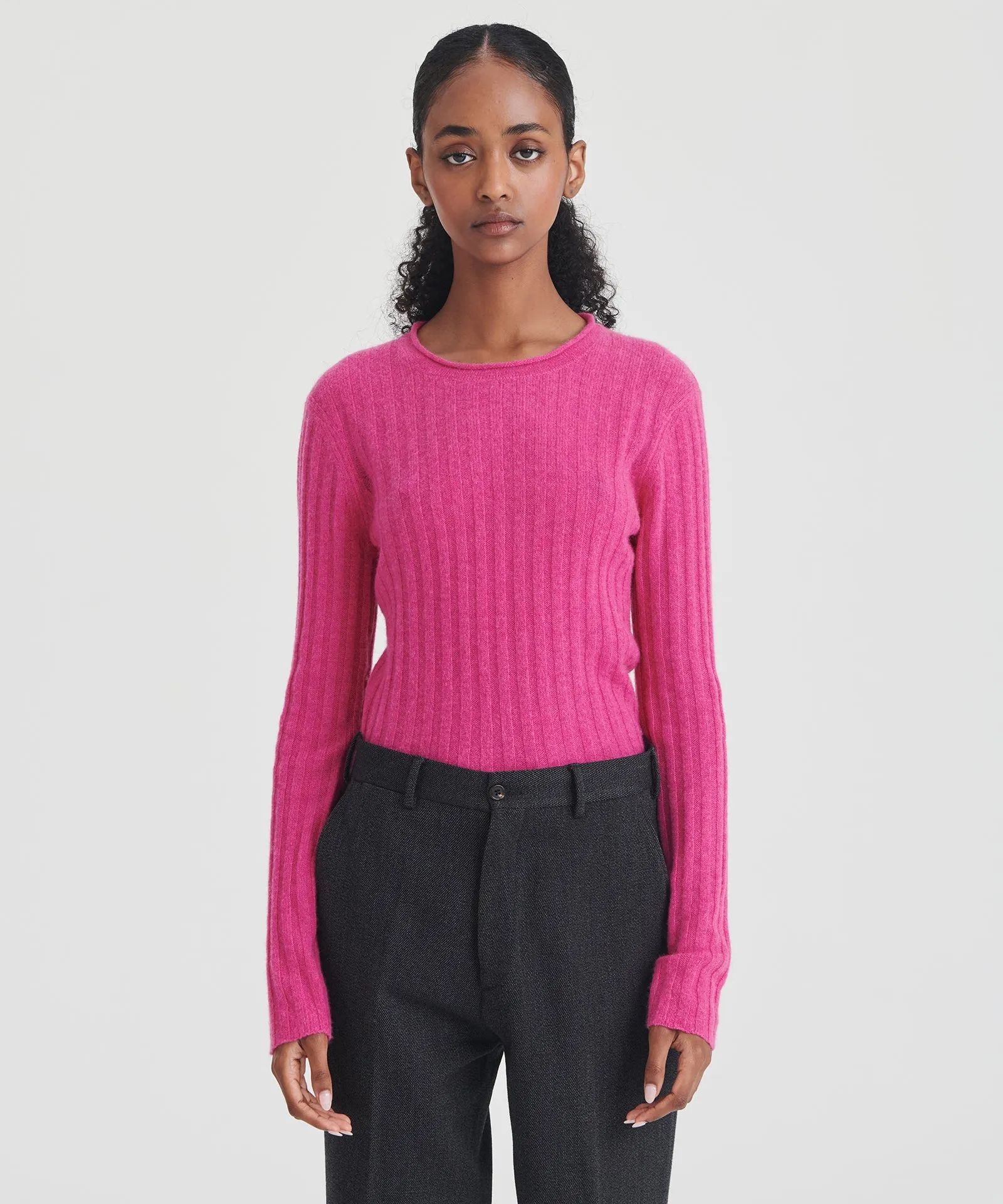 Cashmere Ribbed Sweater