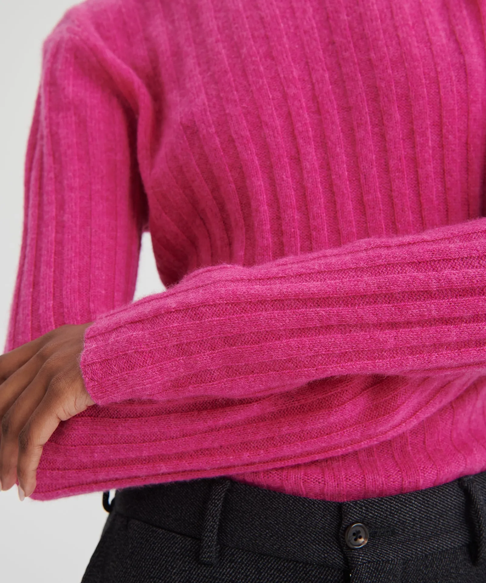 Cashmere Ribbed Sweater