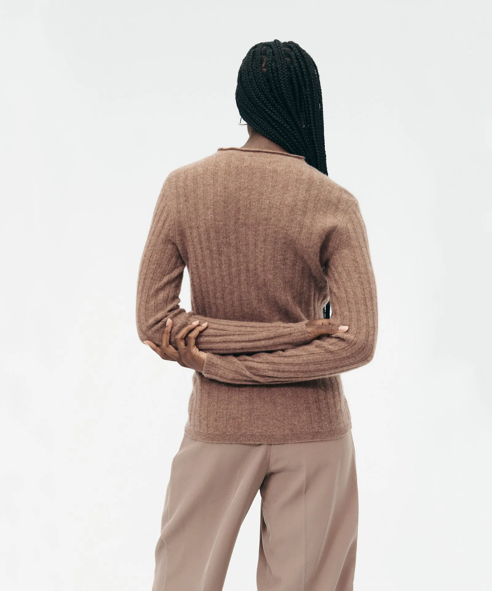 Cashmere Ribbed Sweater