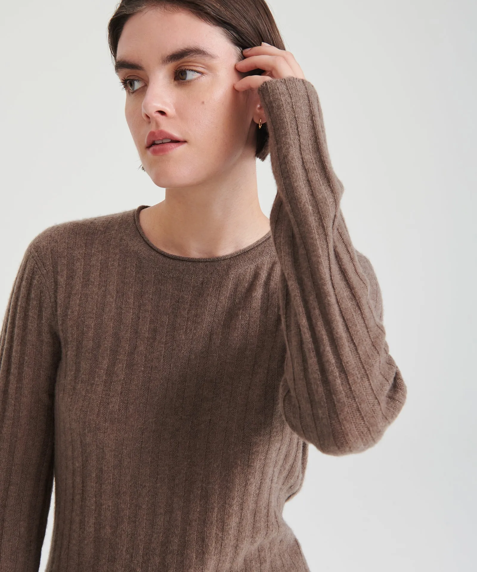 Cashmere Ribbed Sweater