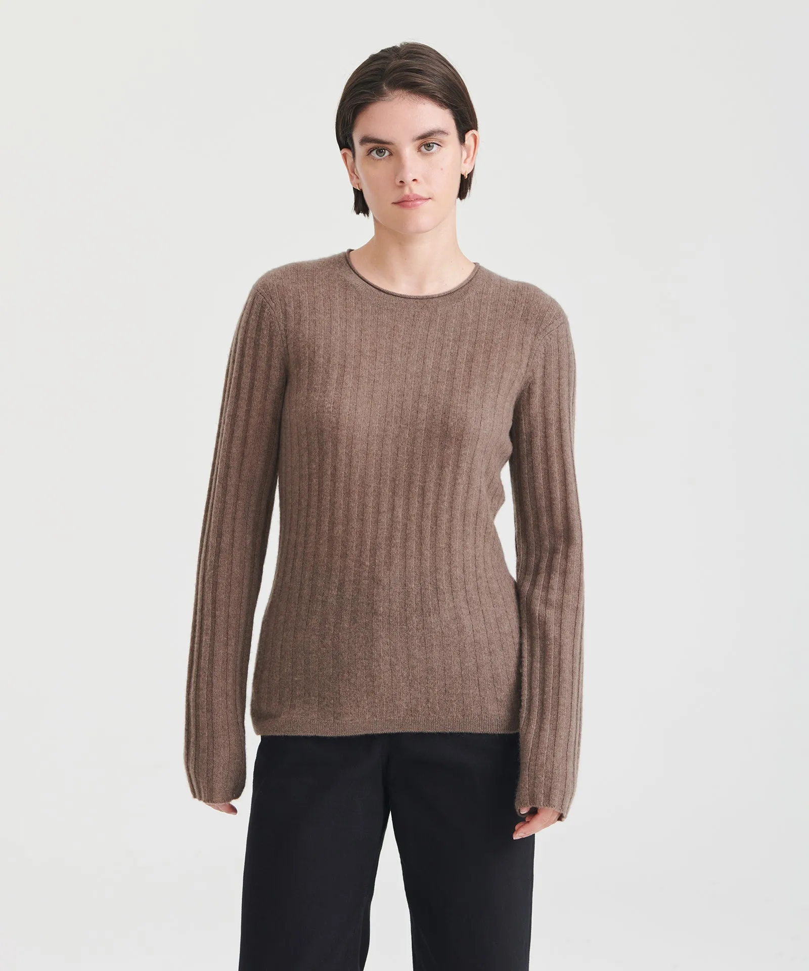 Cashmere Ribbed Sweater