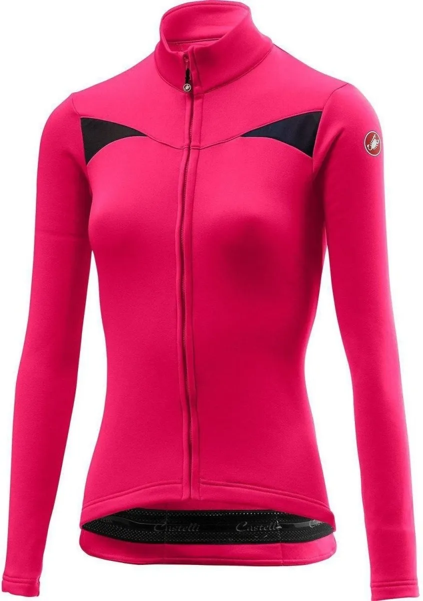 Castelli Women's Sinergia Jersey FZ - Magenta