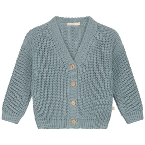 Chunky Knitted Cardigan – ocean