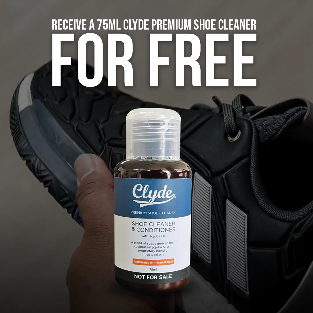 Clyde Disinfectant Odor Eliminator Winter Musk   FREE 75ml Clyde Premium Shoe Cleaner with Jojoba Oil