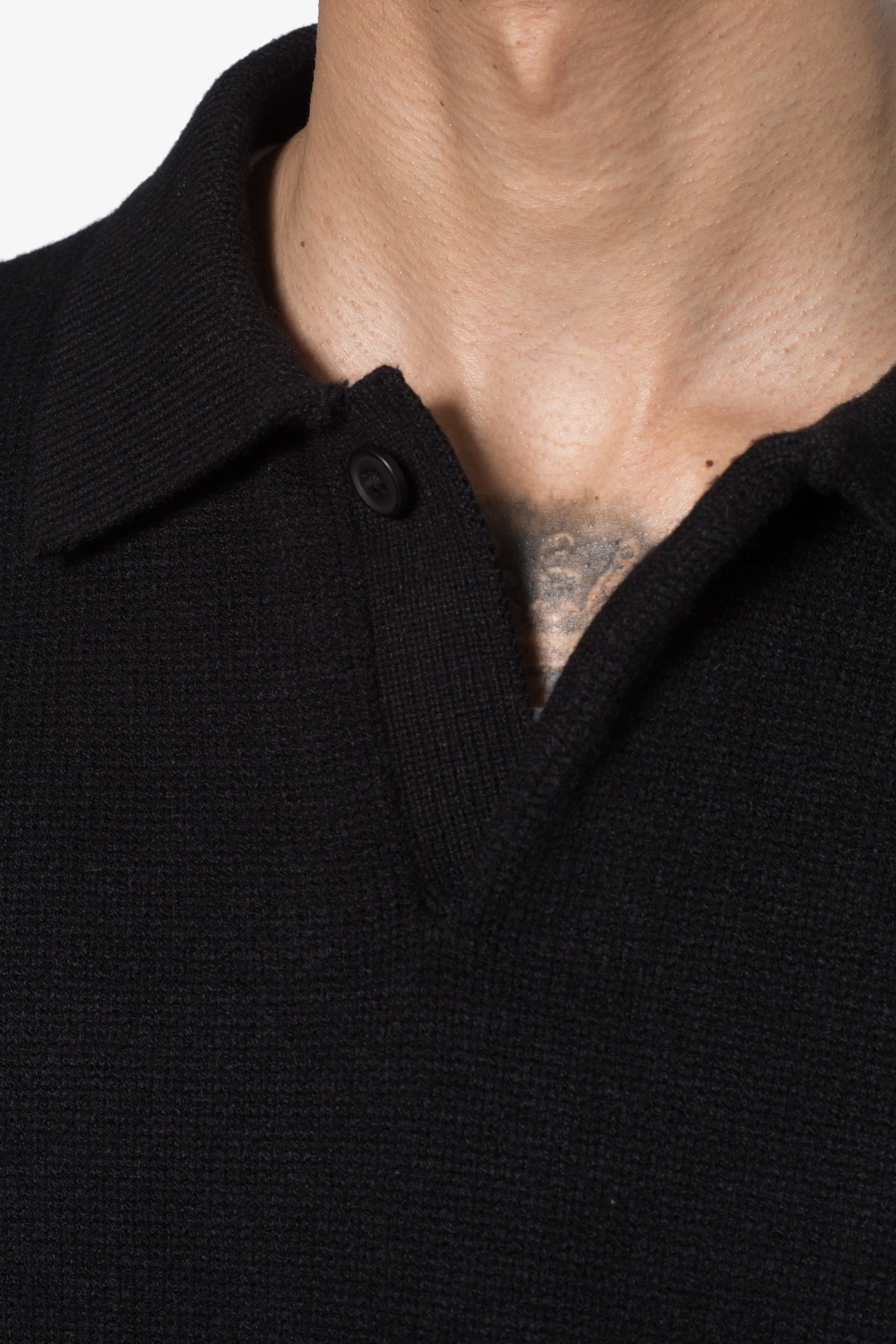 Collared Sweater - Black