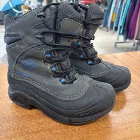 Columbia - Kid's Winter Boots - MSRP comp $110: Black/Blue-children-3