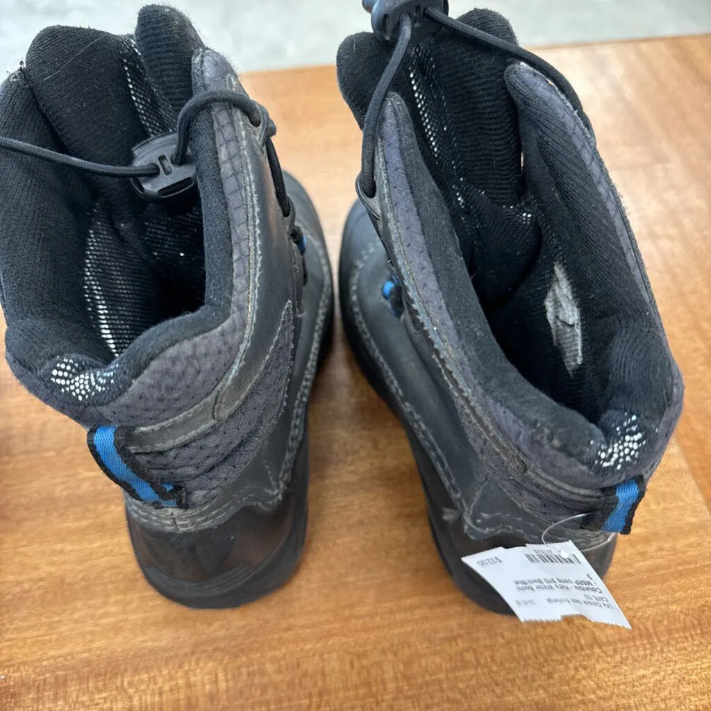 Columbia - Kid's Winter Boots - MSRP comp $110: Black/Blue-children-3