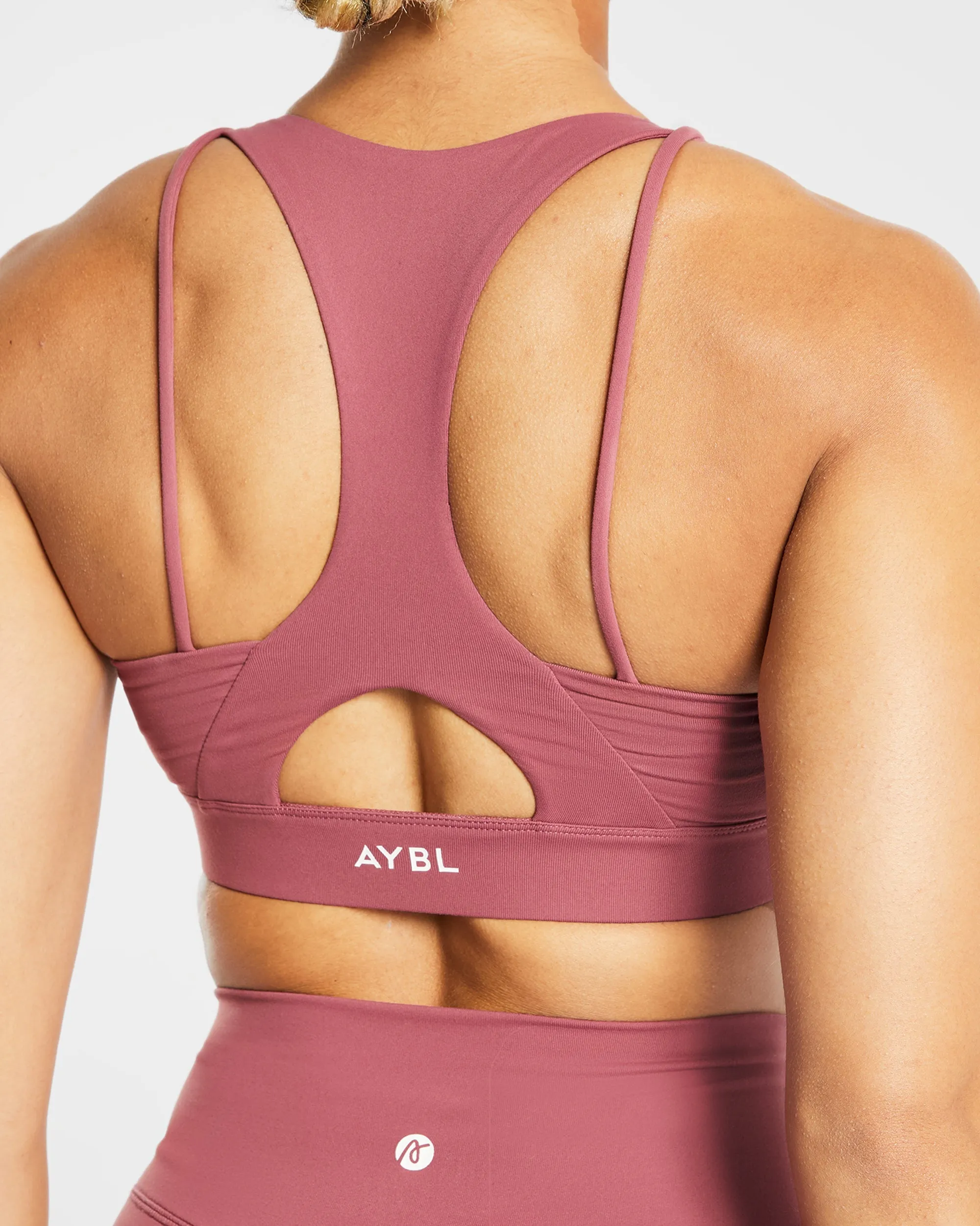 Core Sports Bra - Brick Red