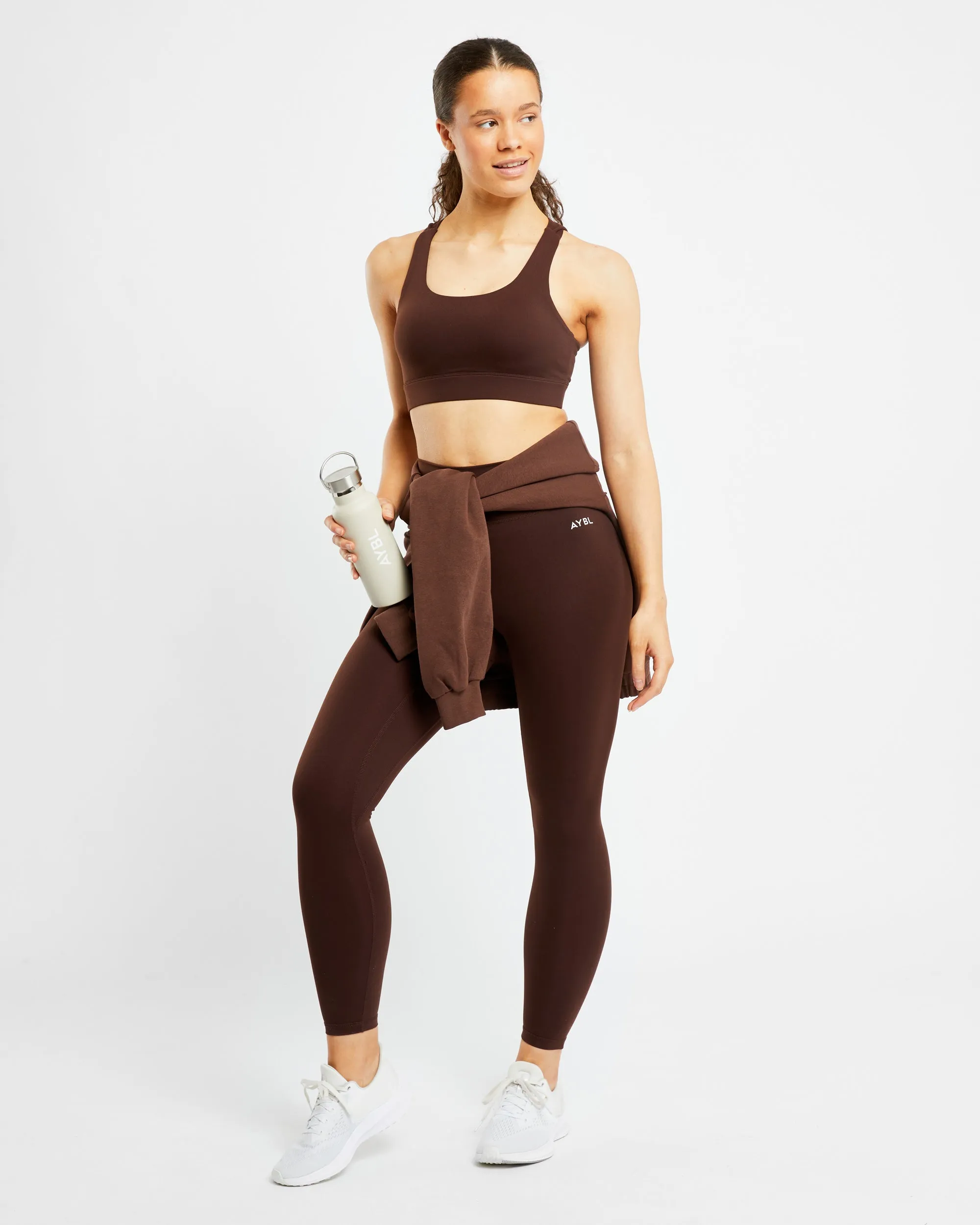 Core Sports Bra - Chocolate Brown