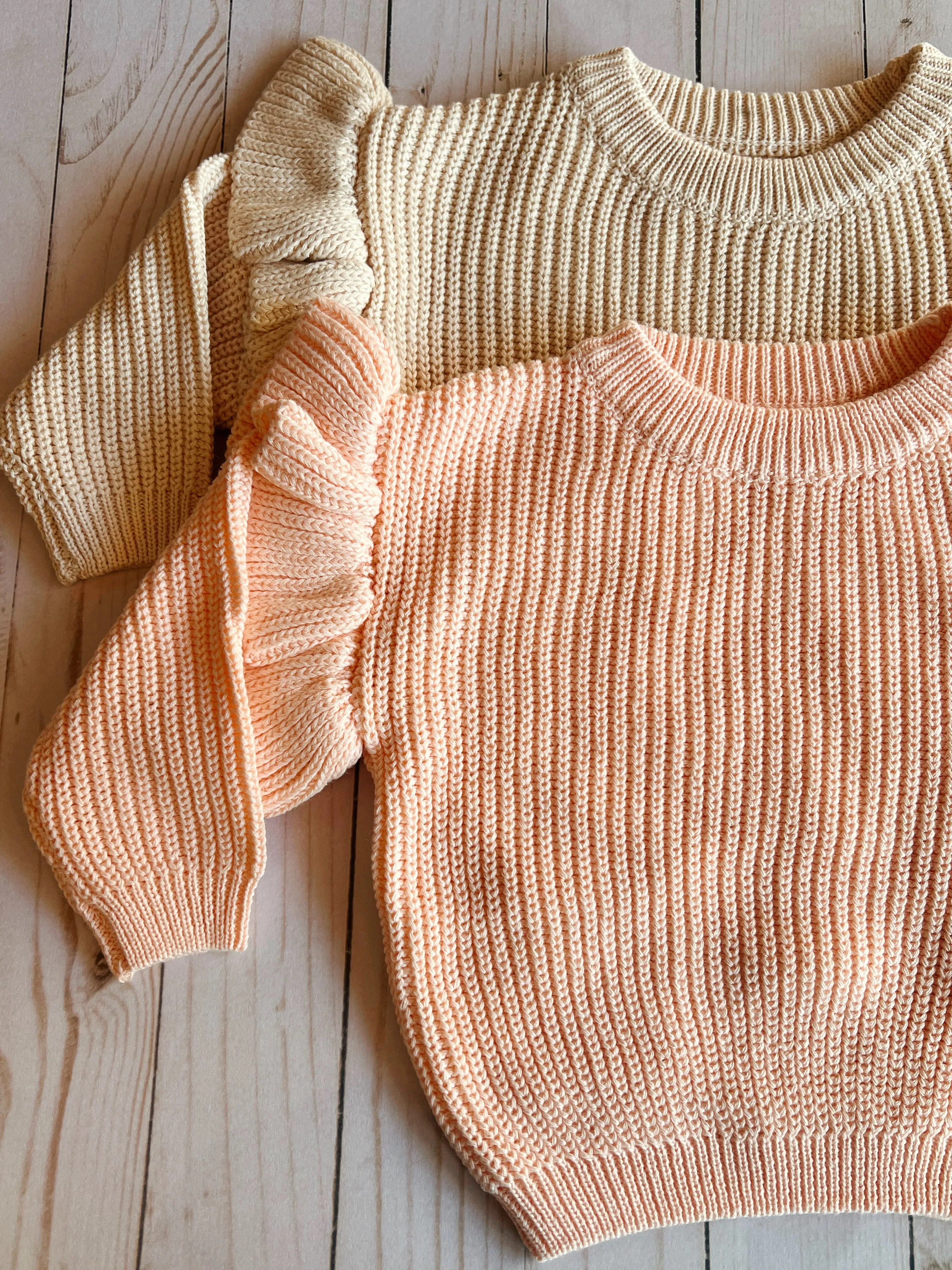 Custom Embroidered Ruffle Sweater