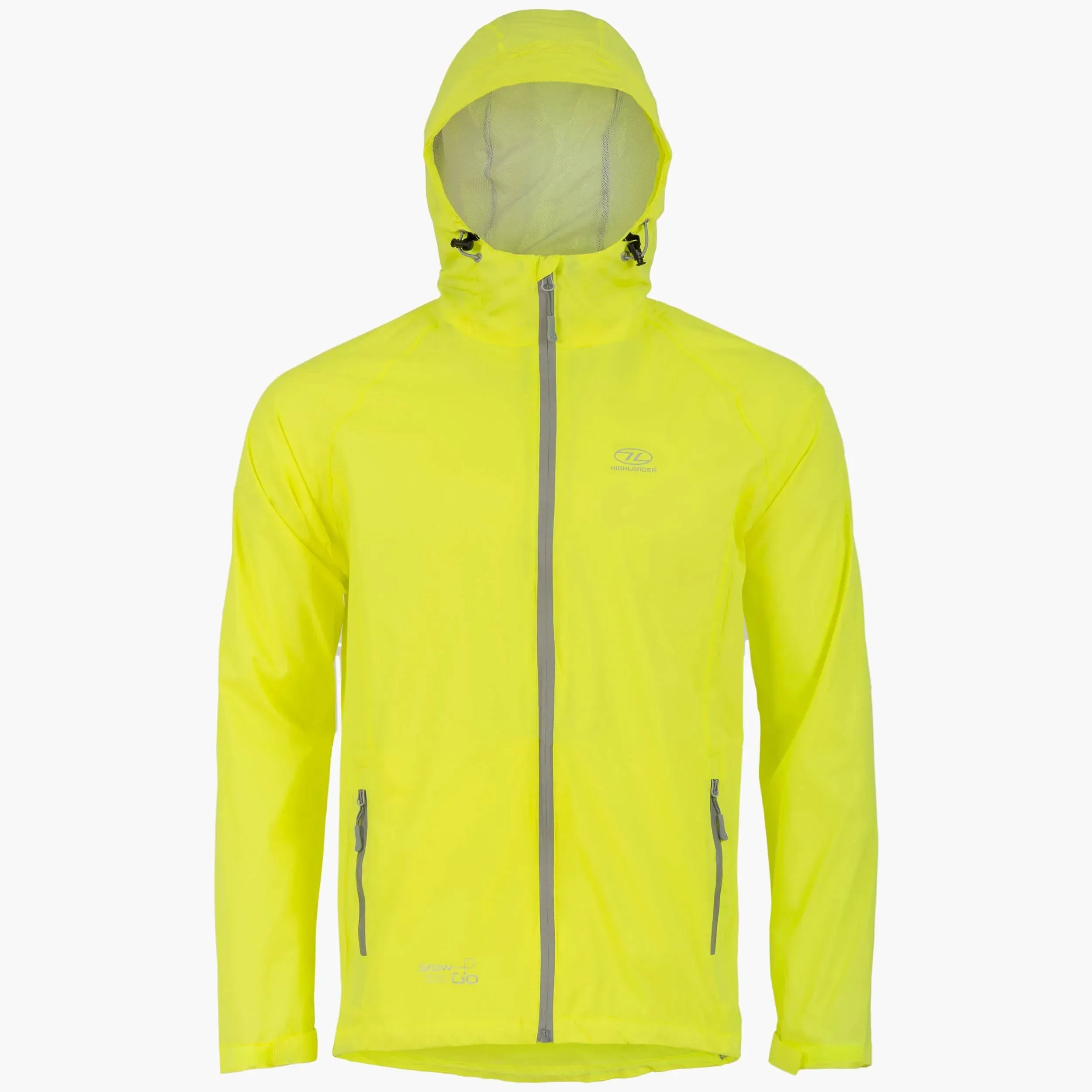 Highlander Stow & Go Packaway Jacket Yellow