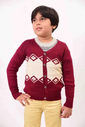 Kid knitted Jersey Red