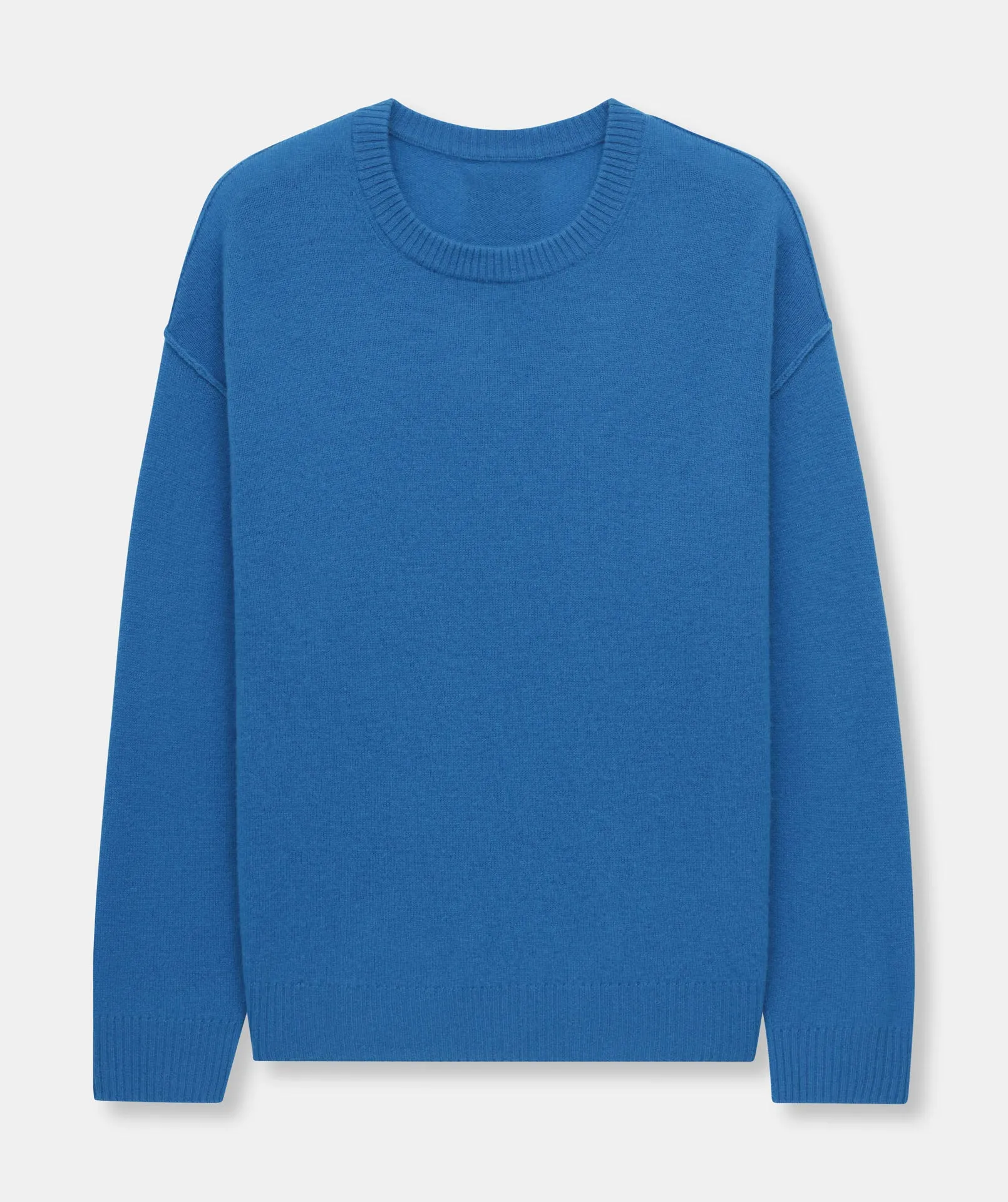 Lightweight Reversible Cashmere Crewneck Sweater