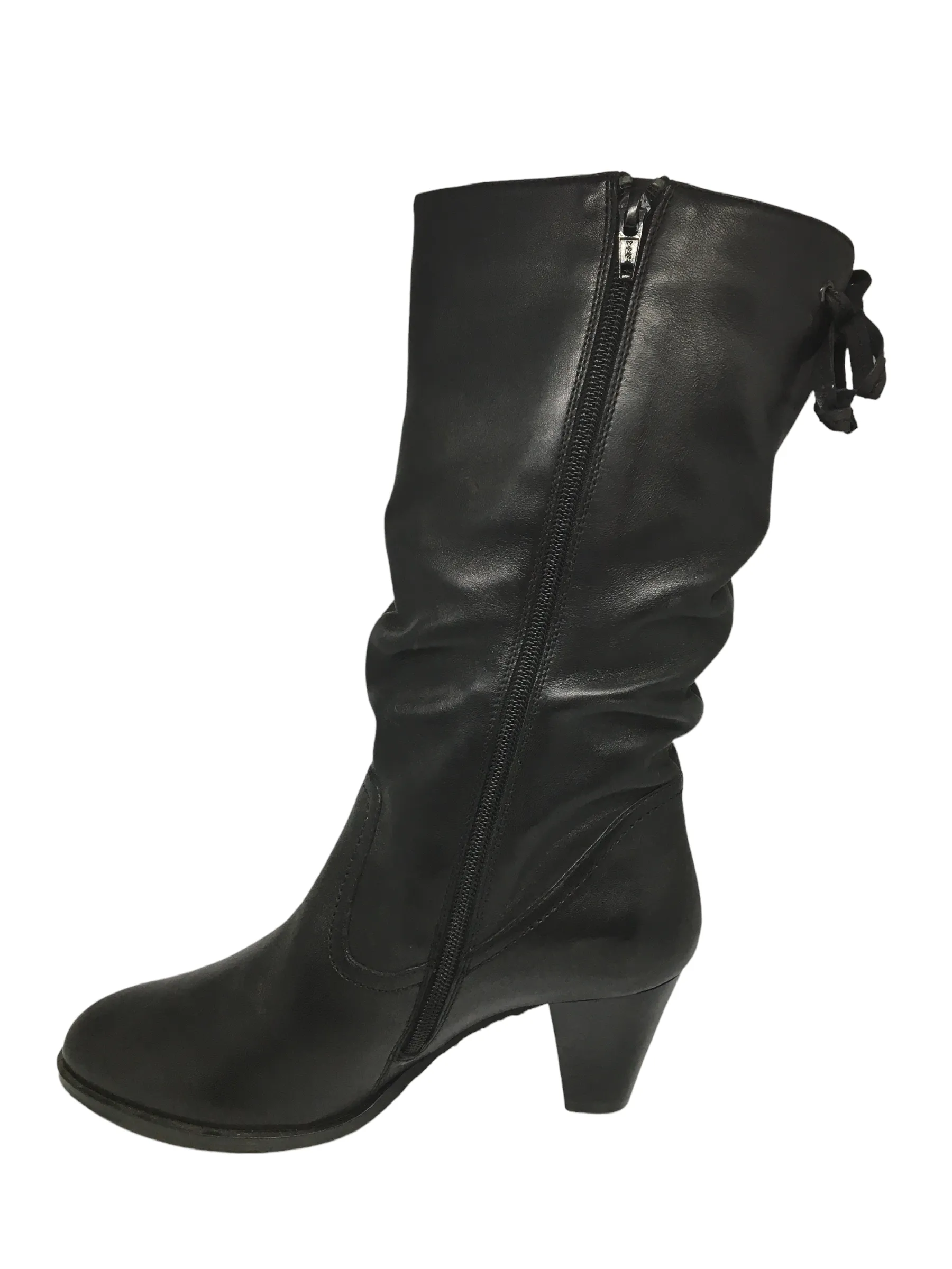 Martini Marco Hobby Boot ~ Black ~ Taupe Leather