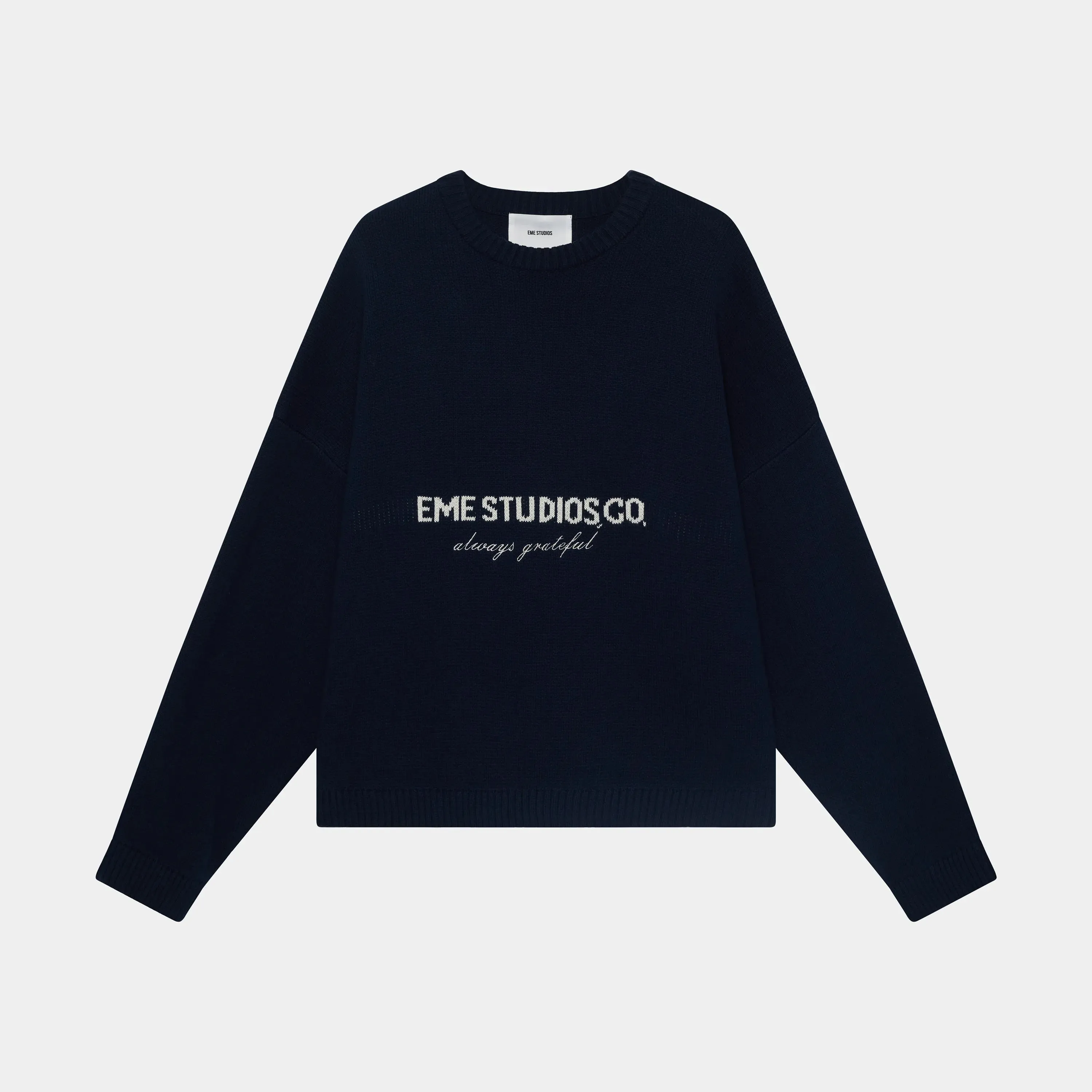 Master Navy Knit Sweater