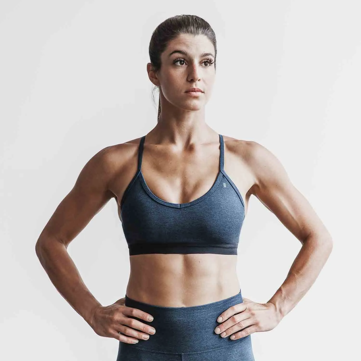 Matte V-Neck Sports Bra