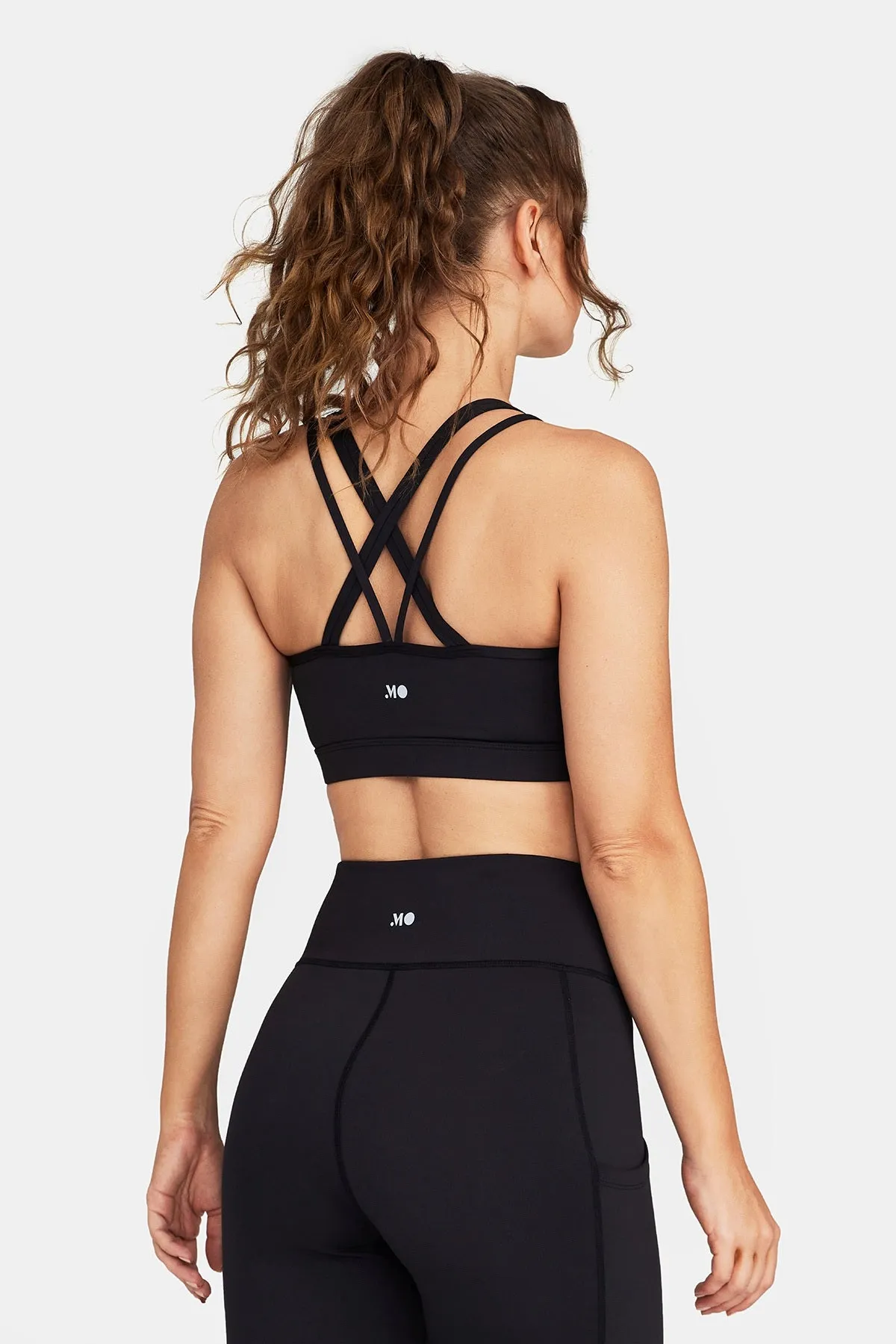 Mesh-Front Sports Bra