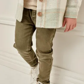 Milky Green Denim Jeans