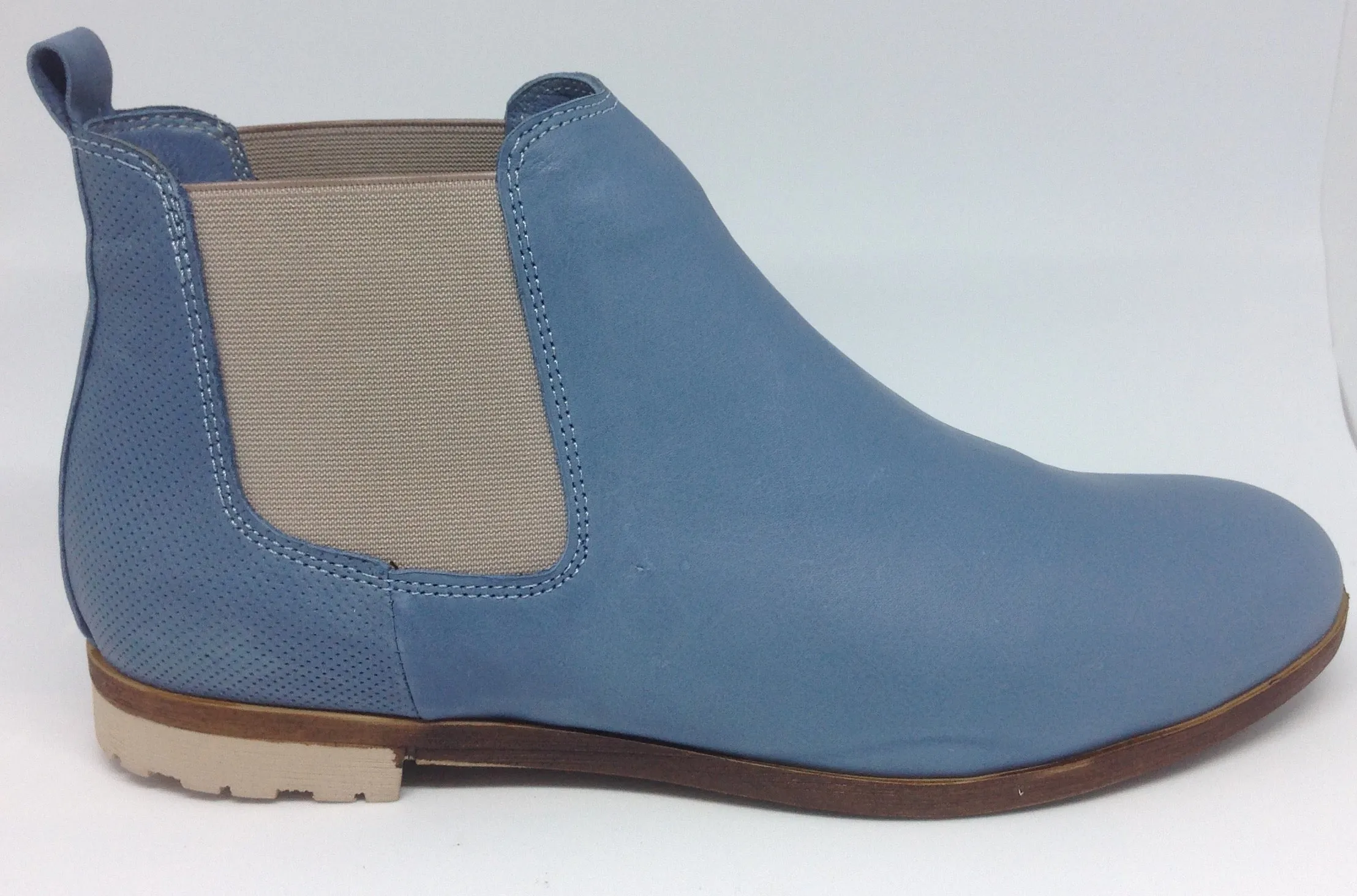 Miss M Silvia Leather Boot SALE ~ Green ~ Blue