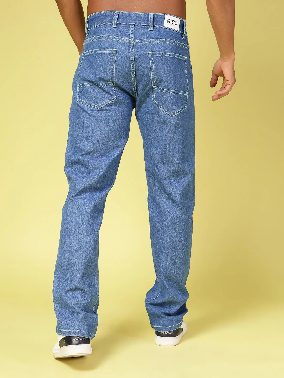 Modern Straight Fit Cotton Denim Jeans