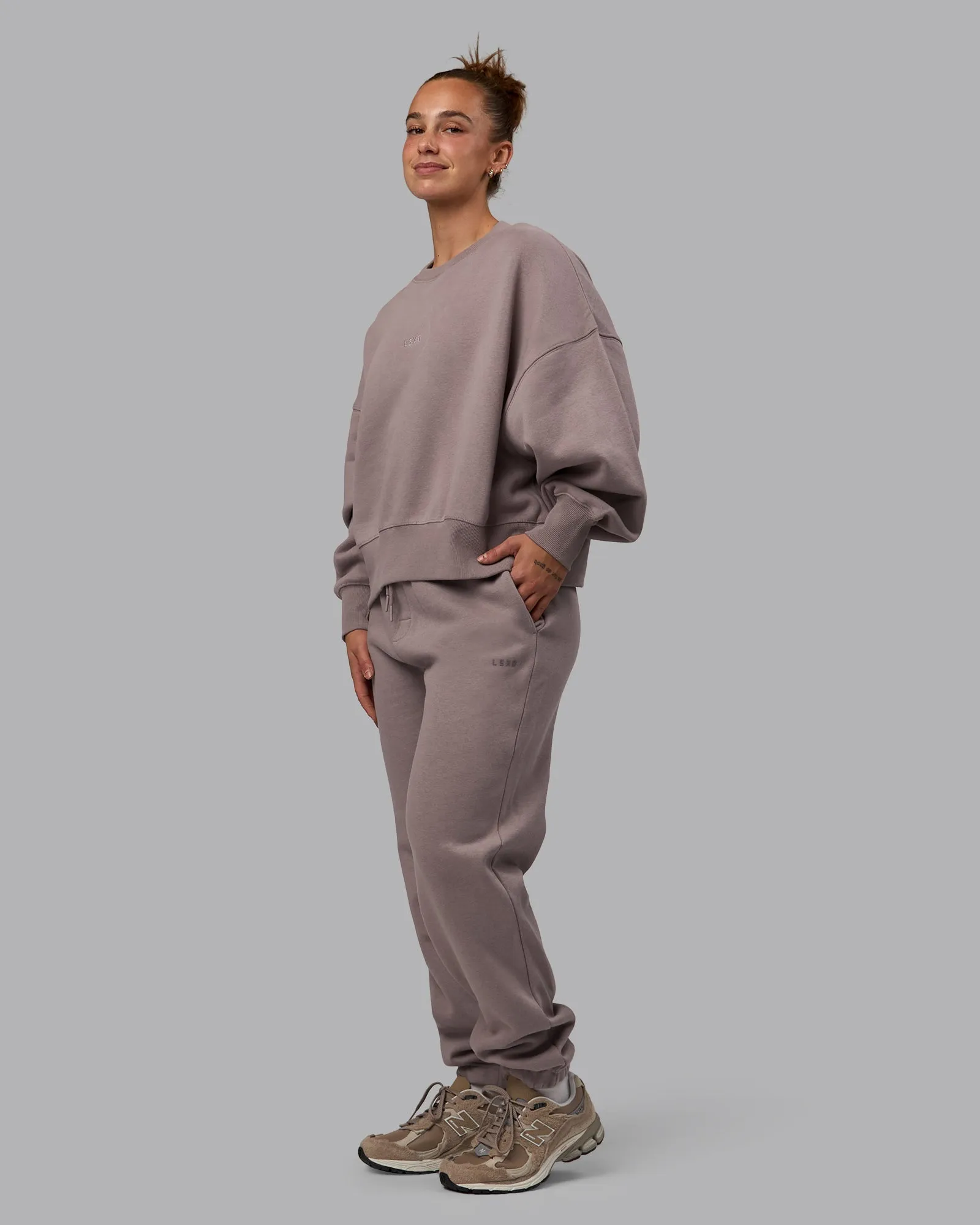 MVP Oversized Sweater - Greyish Purple