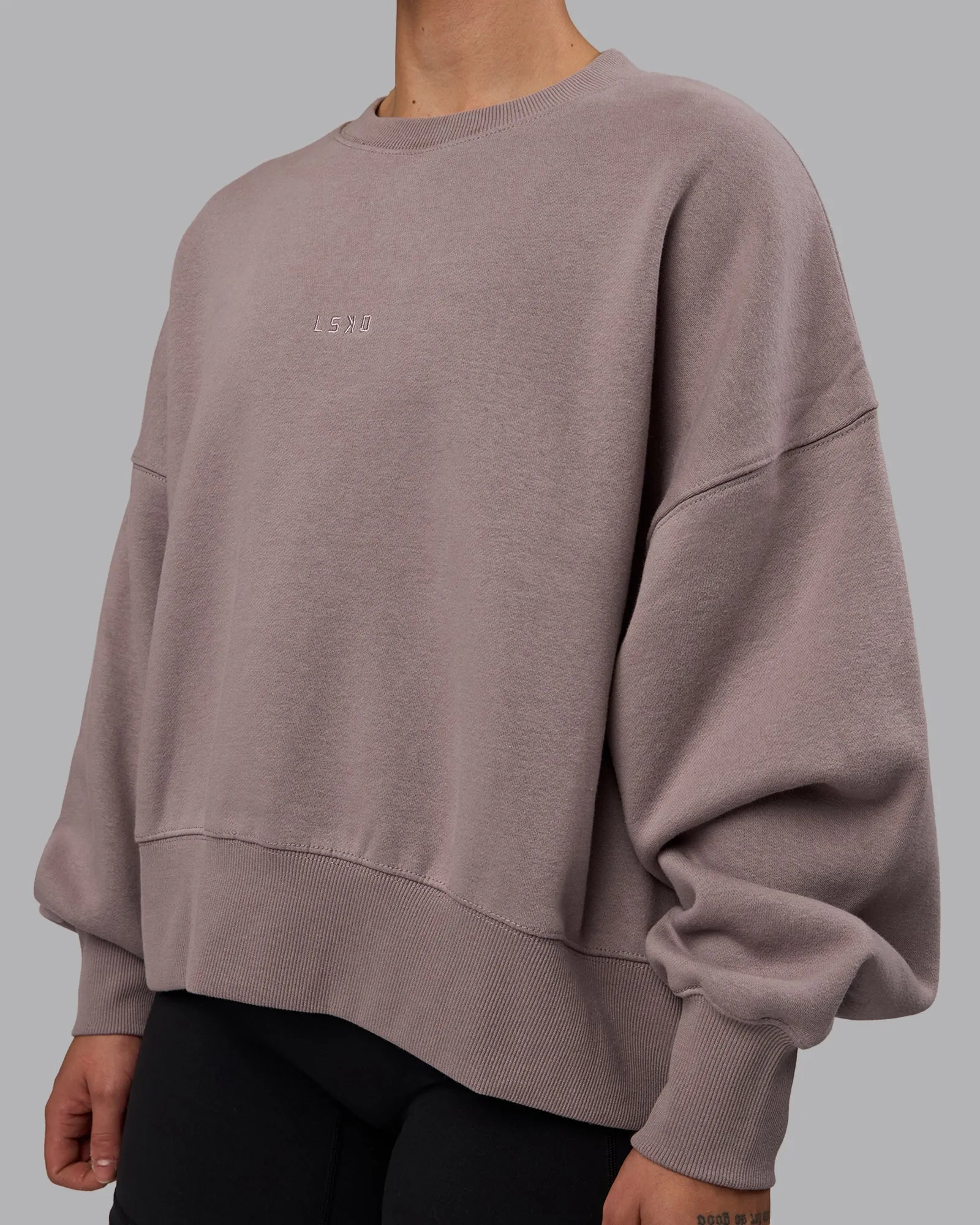 MVP Oversized Sweater - Greyish Purple