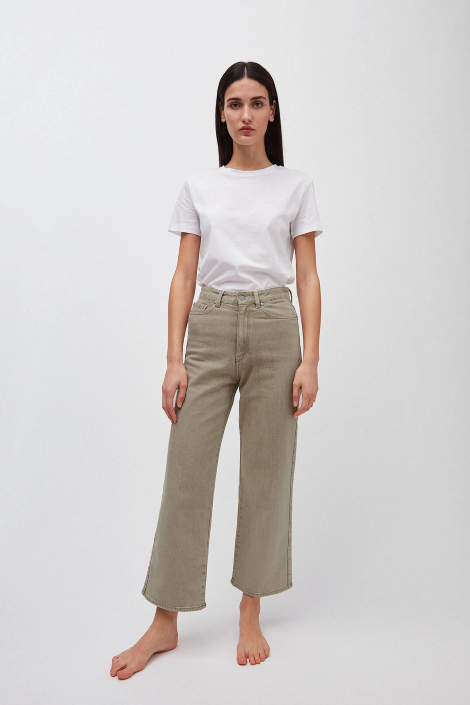 nessaa cropped jeans sandy