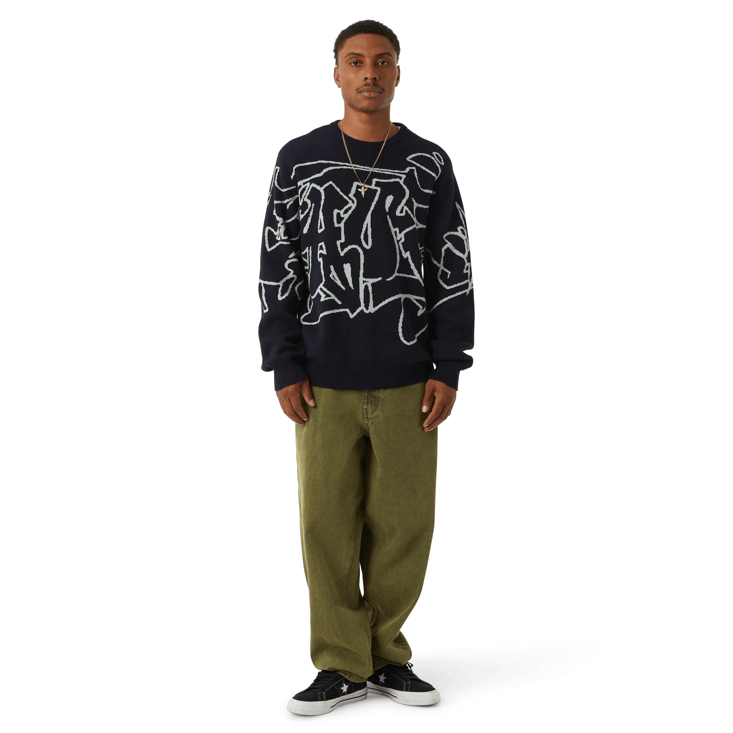 Outlines Crewneck Sweater