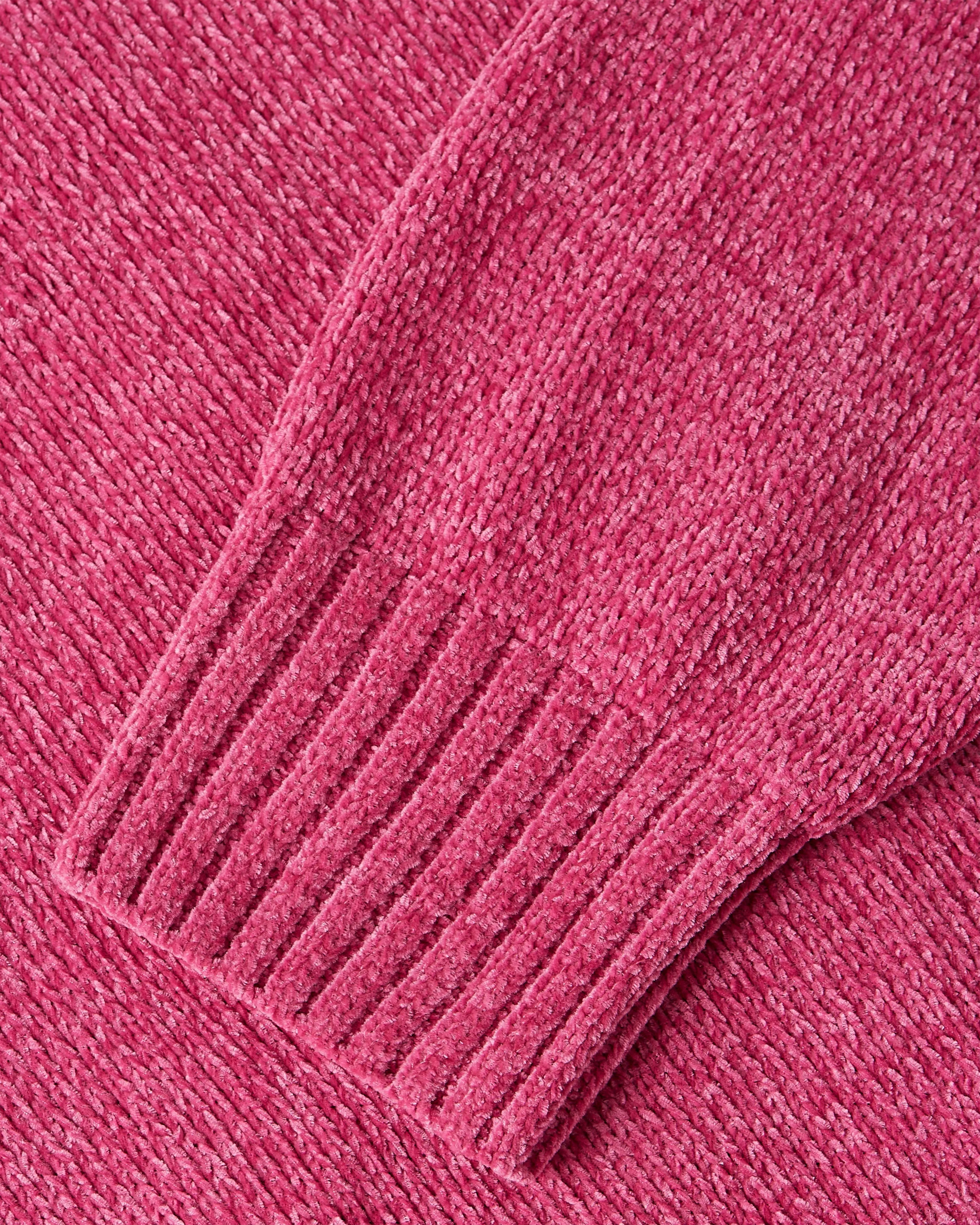 Patta Chenille Knitted Sweater (Fuchsia Red)