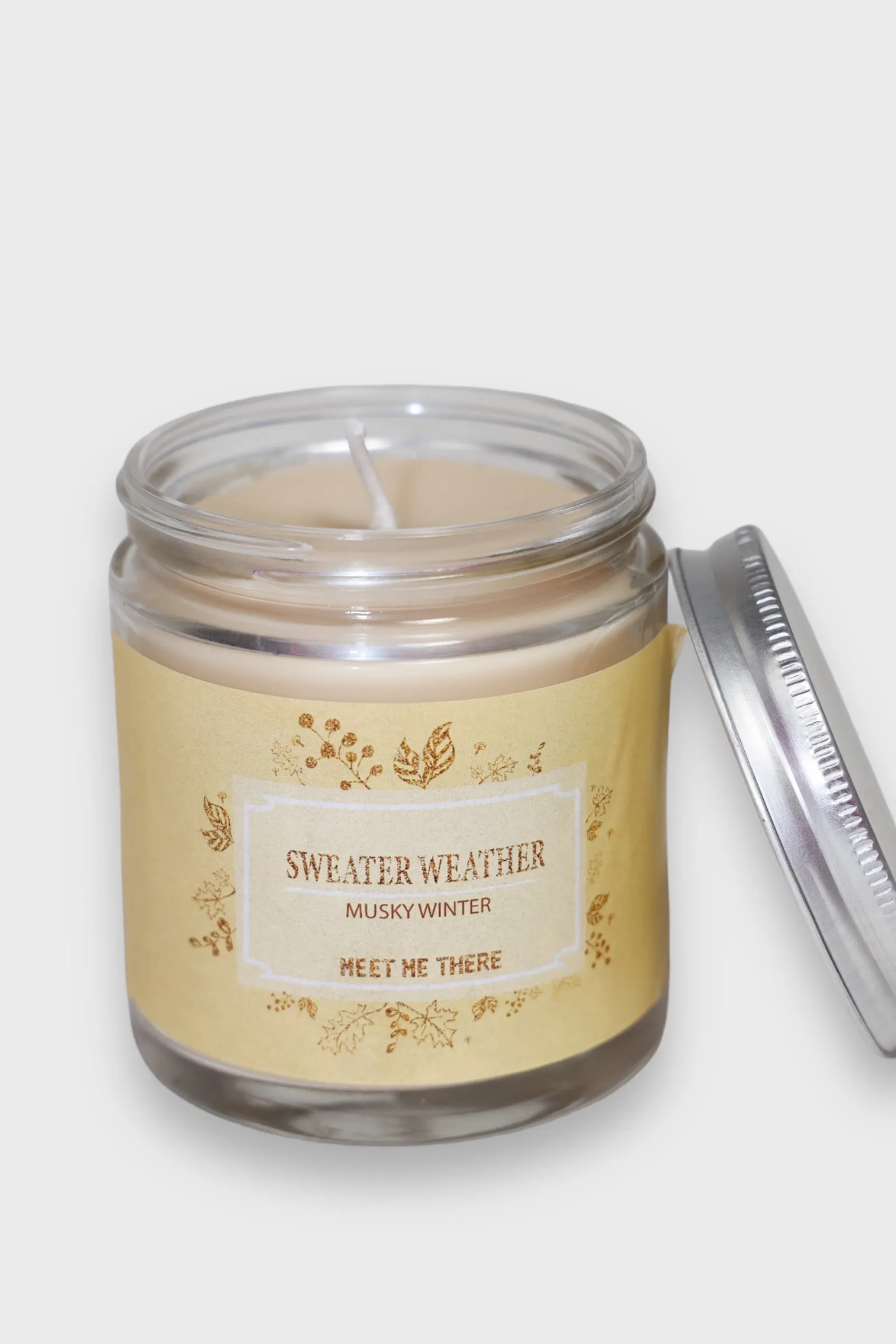 "Sweater weather" candle